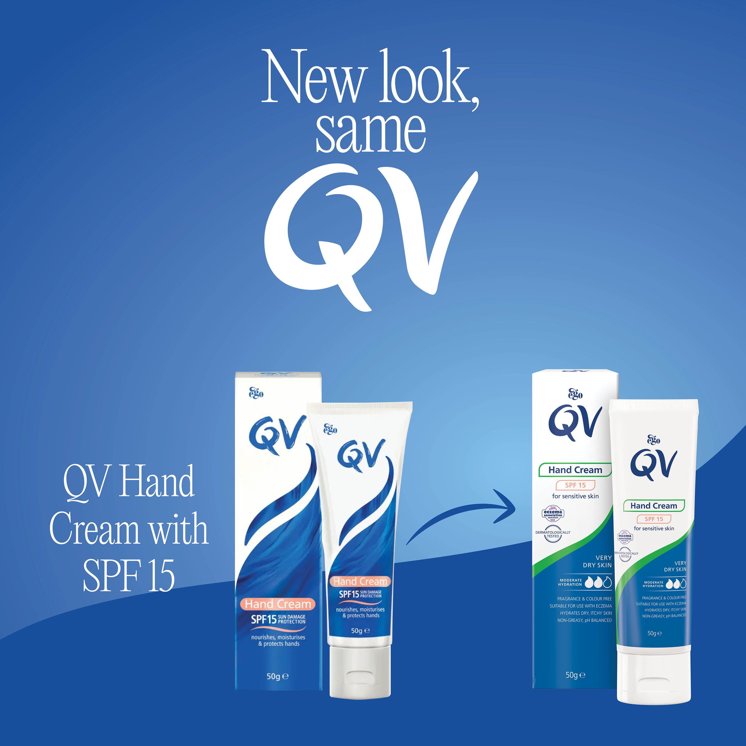 EGO QV HAND CREAM SPF15 50G - Image 3