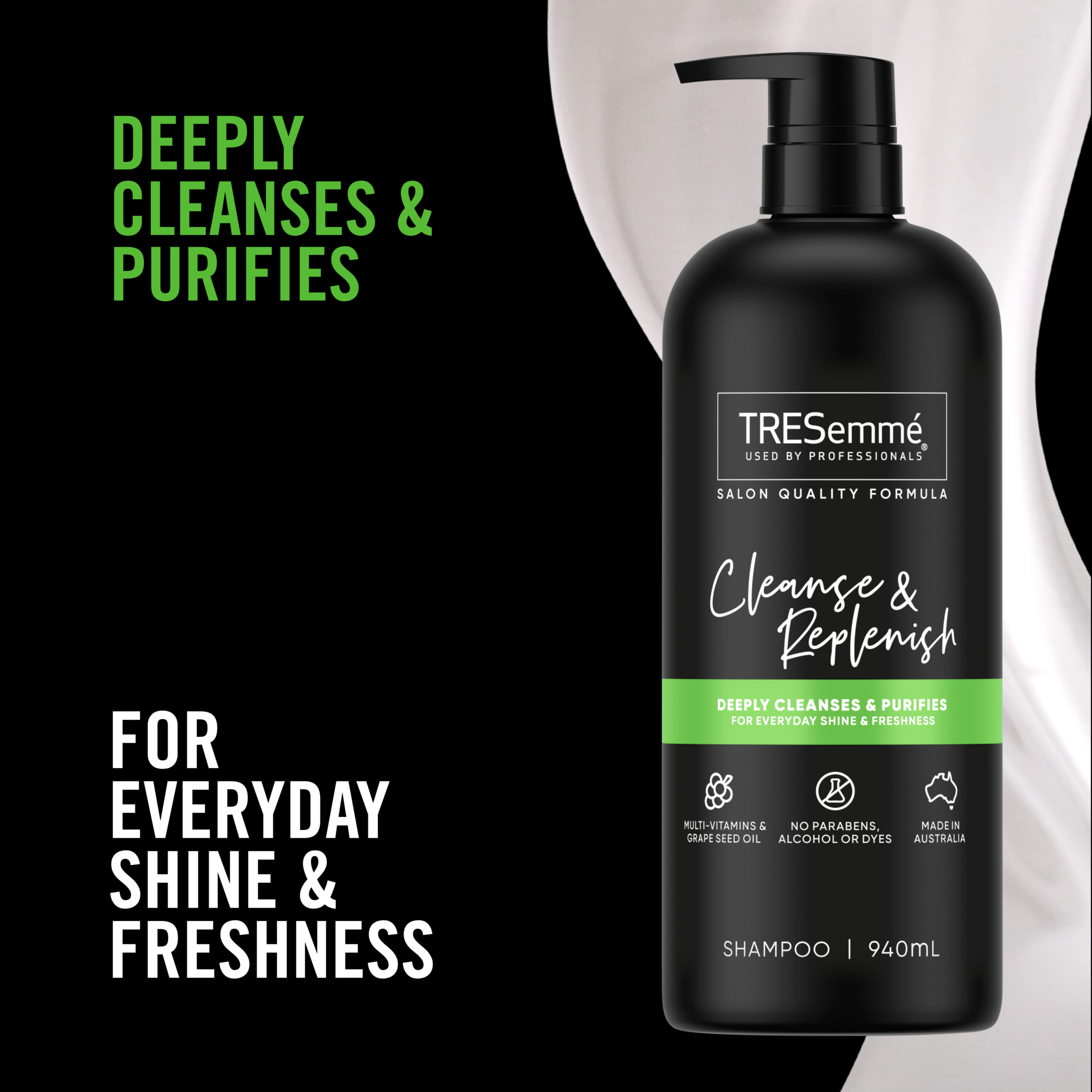 TRESEMME CLEANSE REPLENISH SHAMPOO 940ML - Image 3