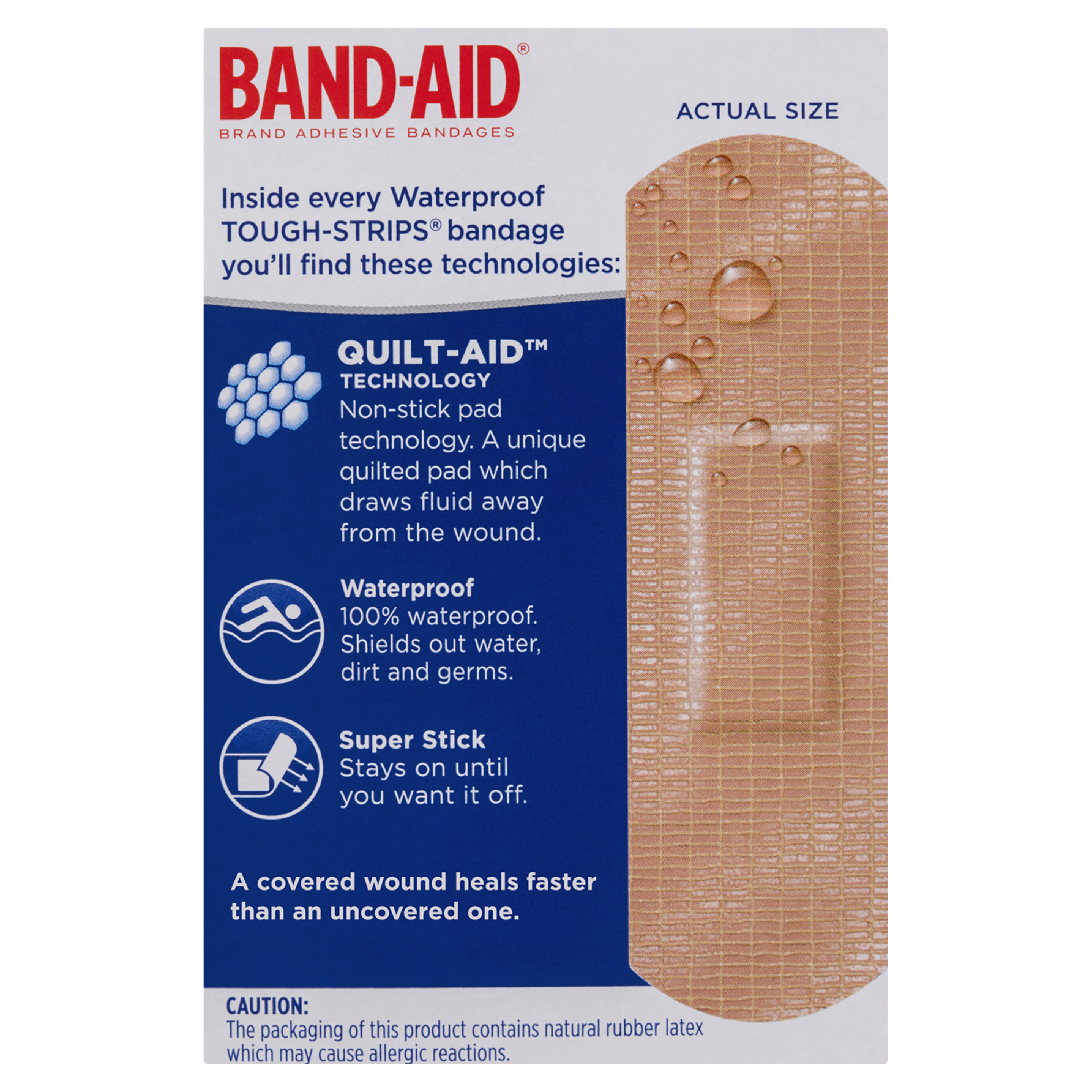 BAND-AID WATERPROOF TOUGH STRIPS 20 PACK - Image 4