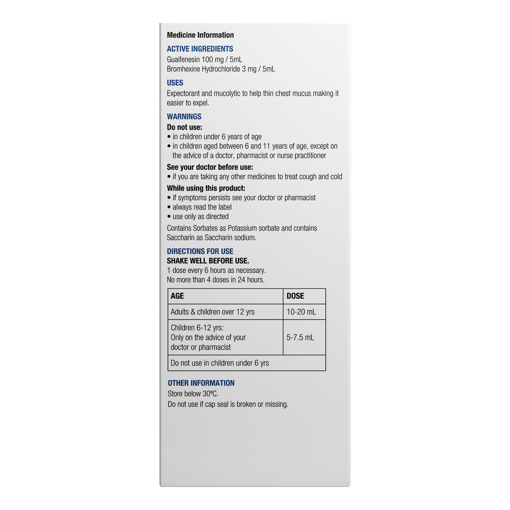 CHEMIST OWN CHESTY MUCUS COUGH 200ML - Image 3