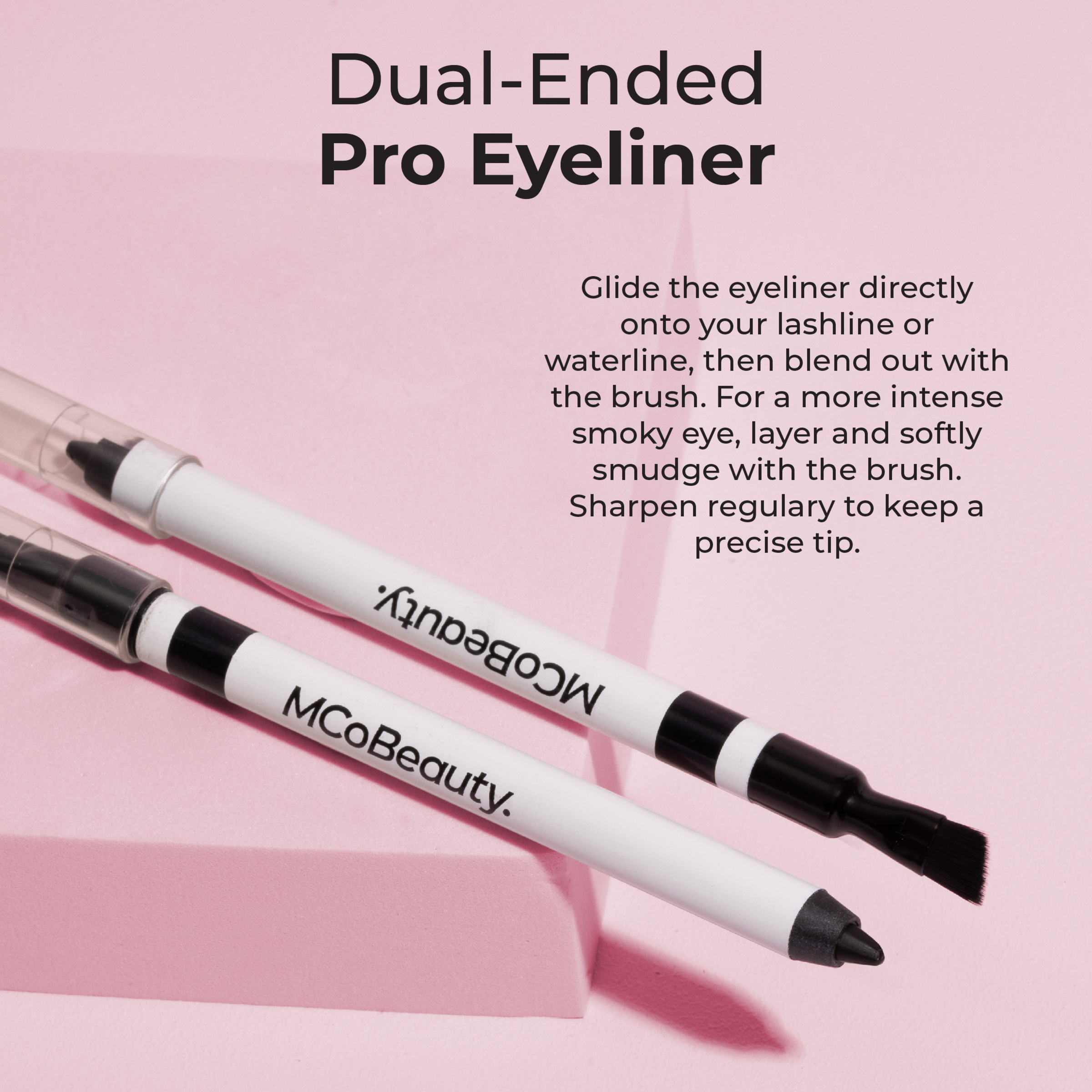 MCO BEAUTY DUAL-ENDED PRO EYELINER 0.6G - Image 3