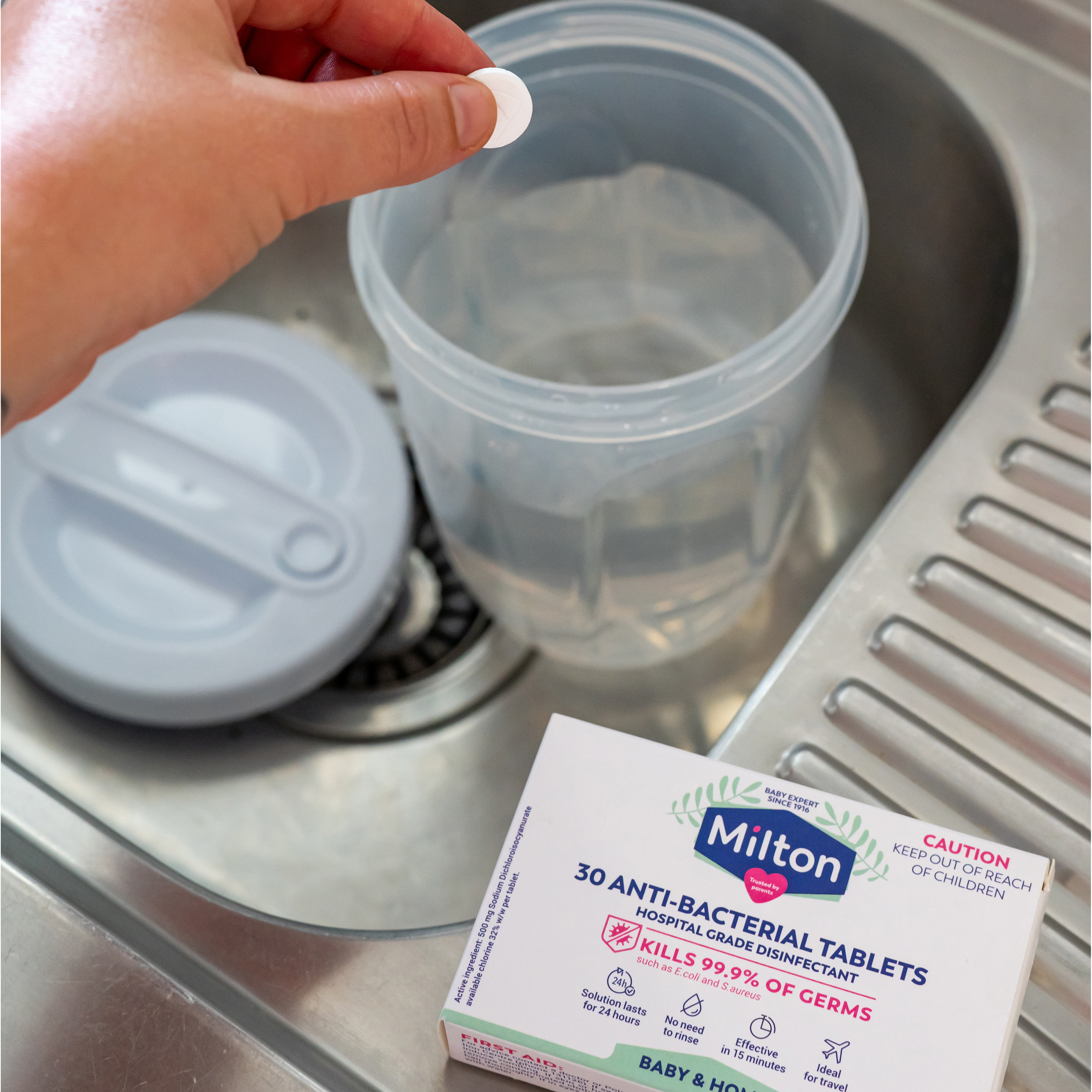 MILTON ANTIBACTERIAL 30 TABLETS - Image 8
