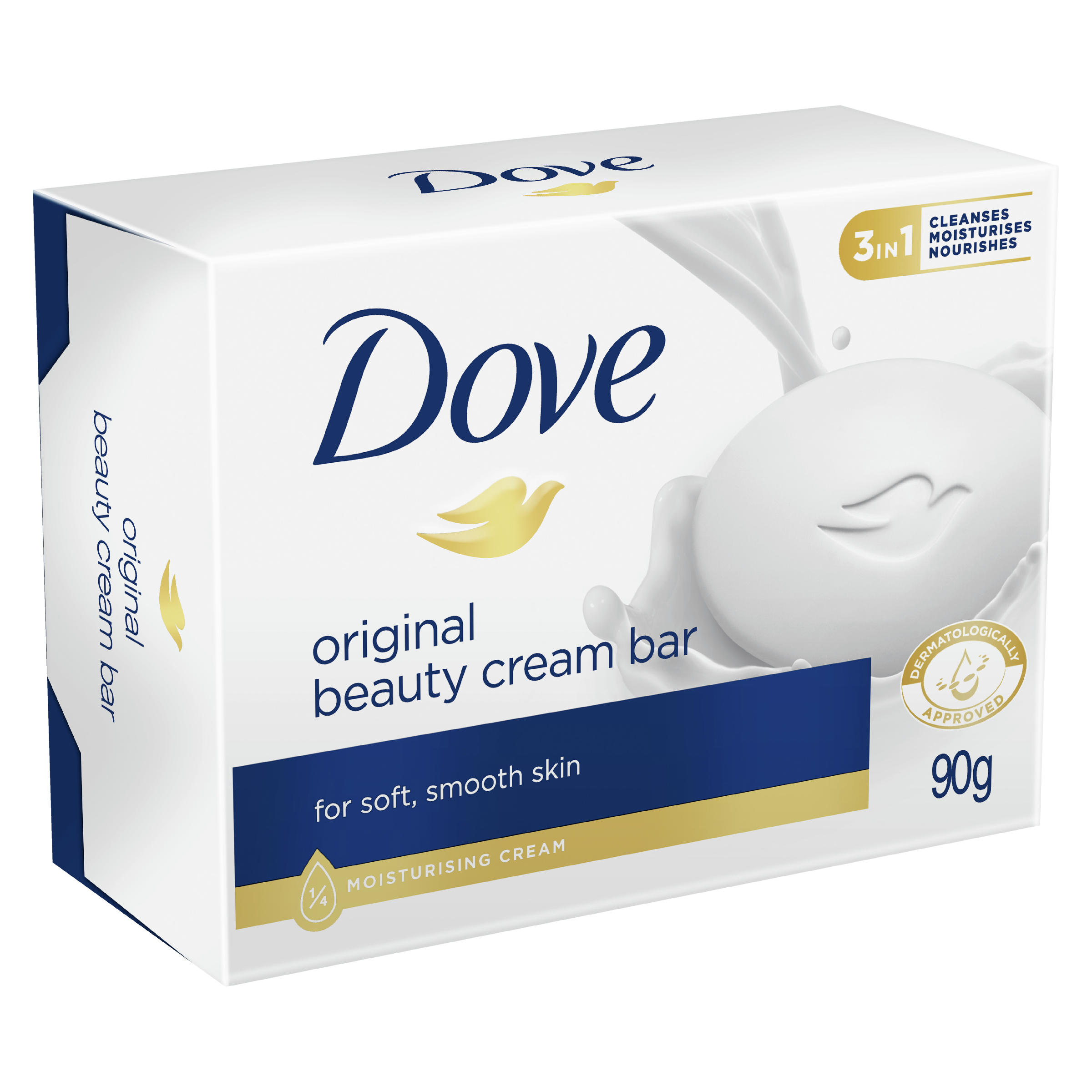 DOVE BEAUTY SOAP BAR ORIGINAL 90G - Image 4