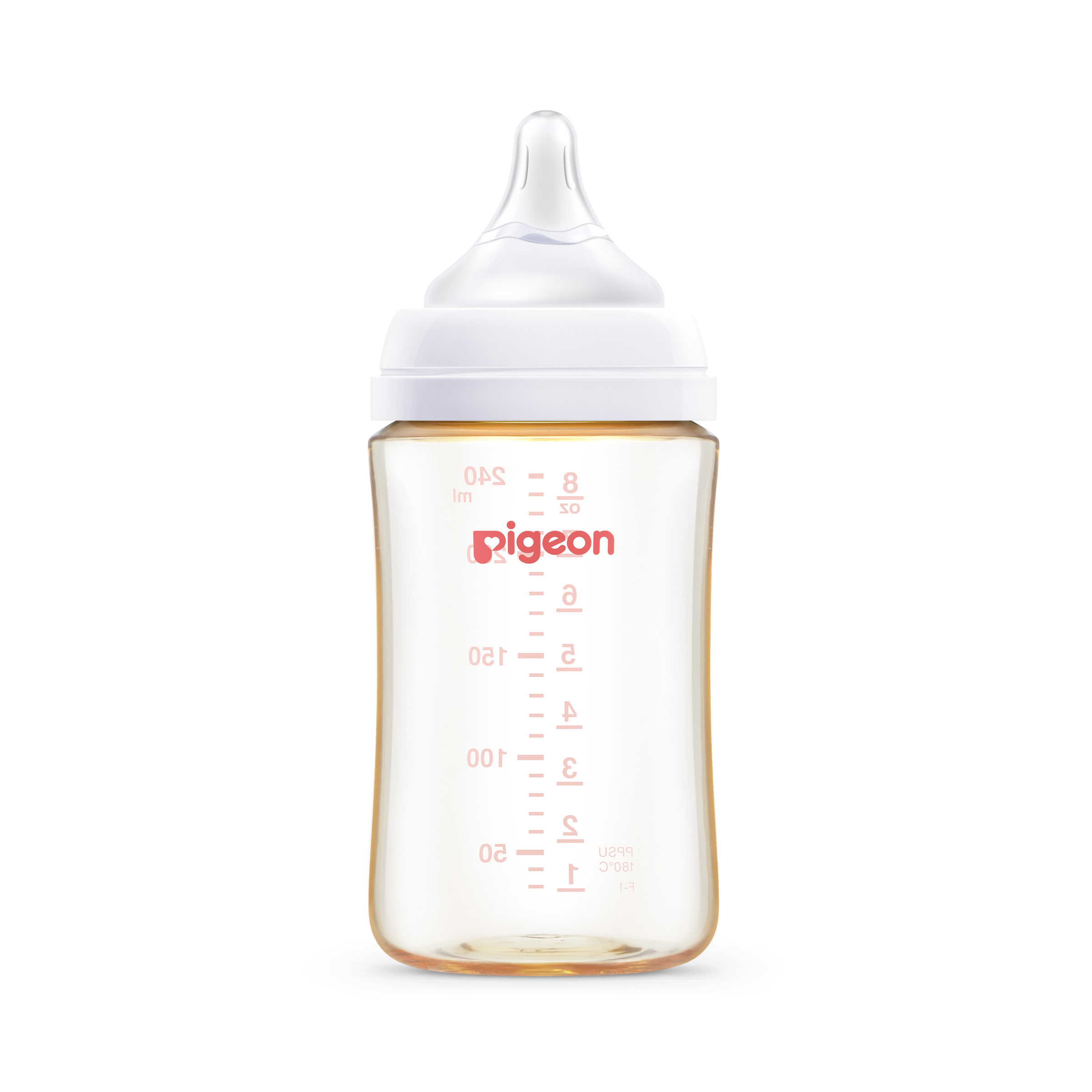 PIGEON BOTTLE SOFT TOUCH III WIDE NECK 3+ MONTHS PPSU 240ML - Image 6
