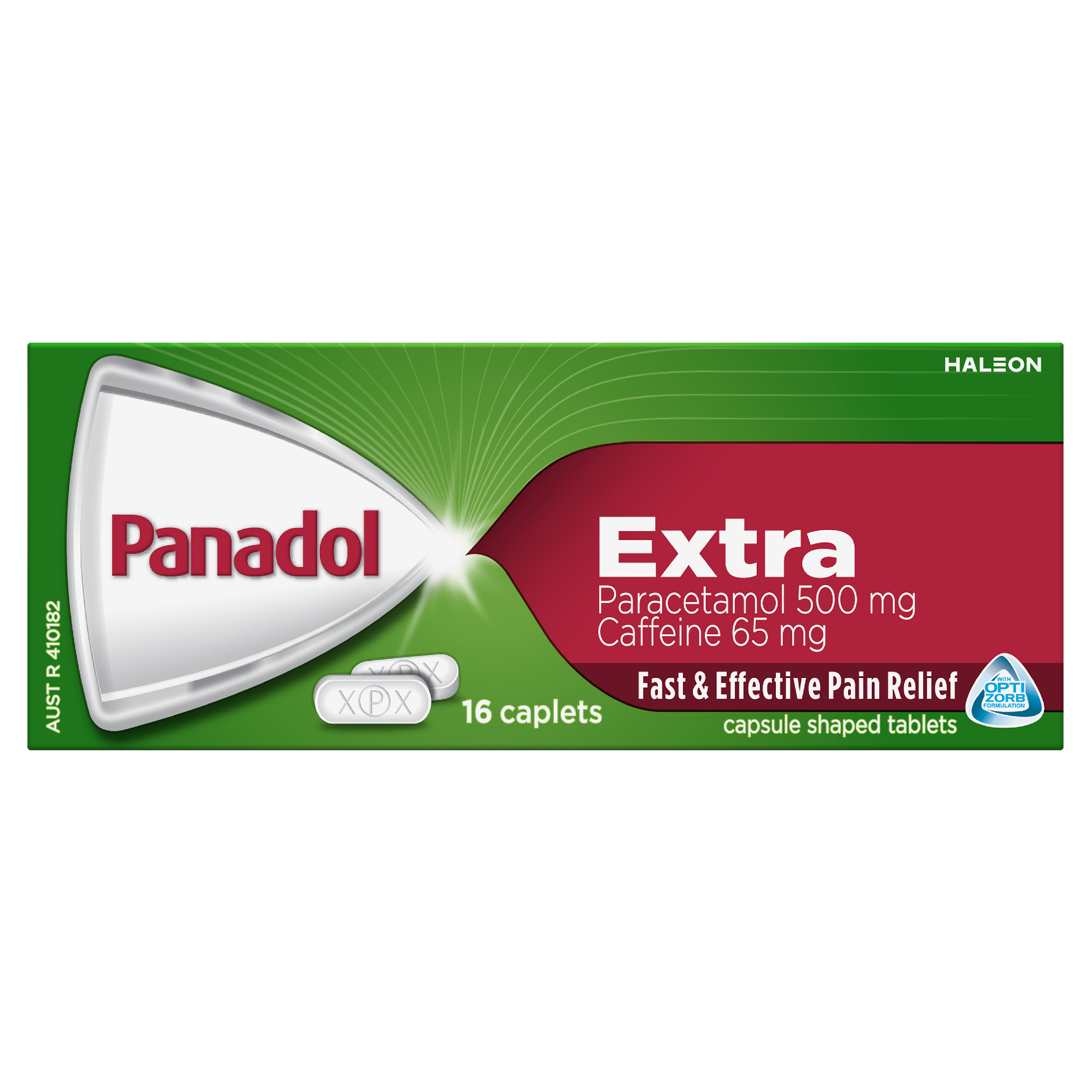 PANADOL EXTRA  WITH OPTIZORB 16 CAPLETS - Image 2