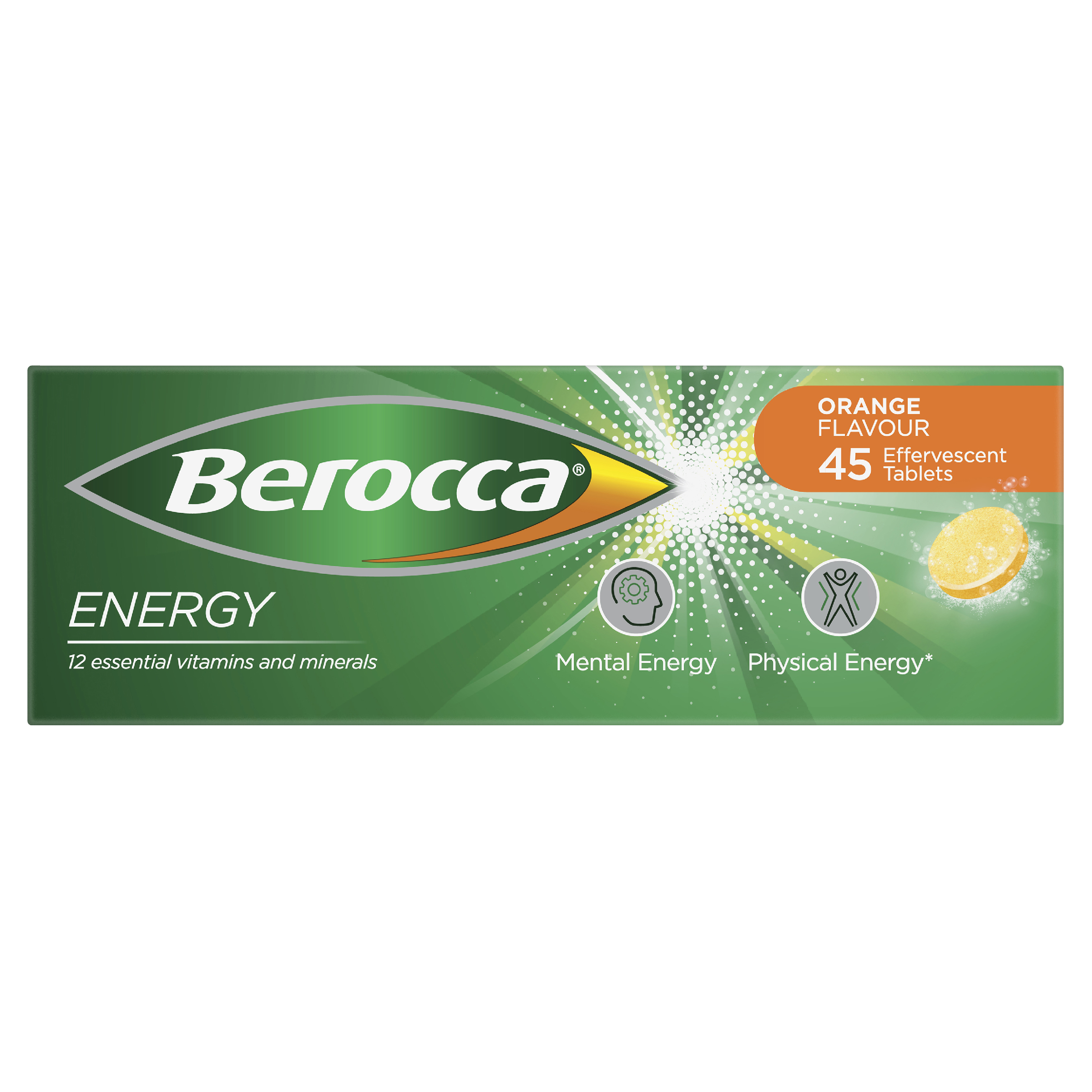 BEROCCA EFFERVESCENT ORANGE 45 TABLETS - Image 6
