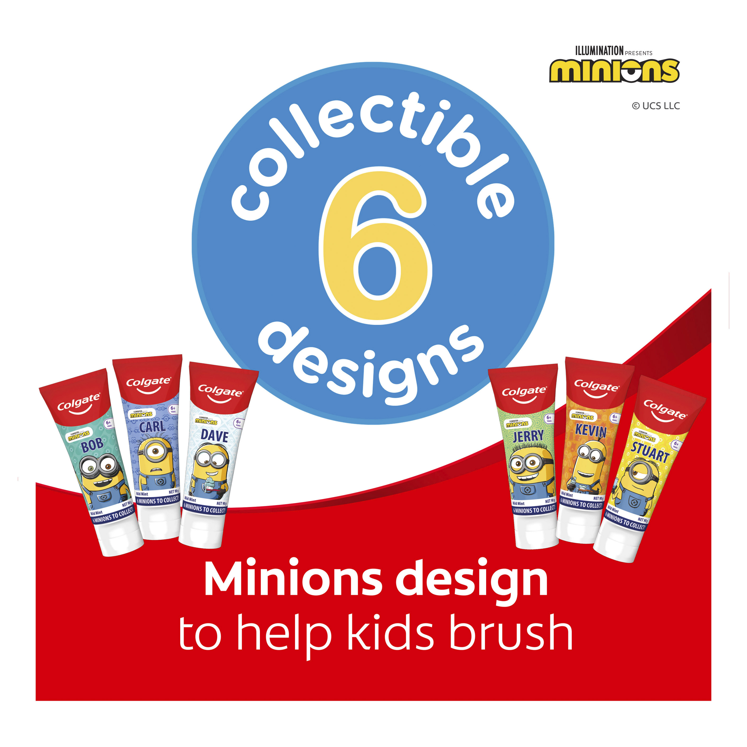 COLGATE TOOTHPASTE KIDS MINONS +6 YEARS 90G - Image 9