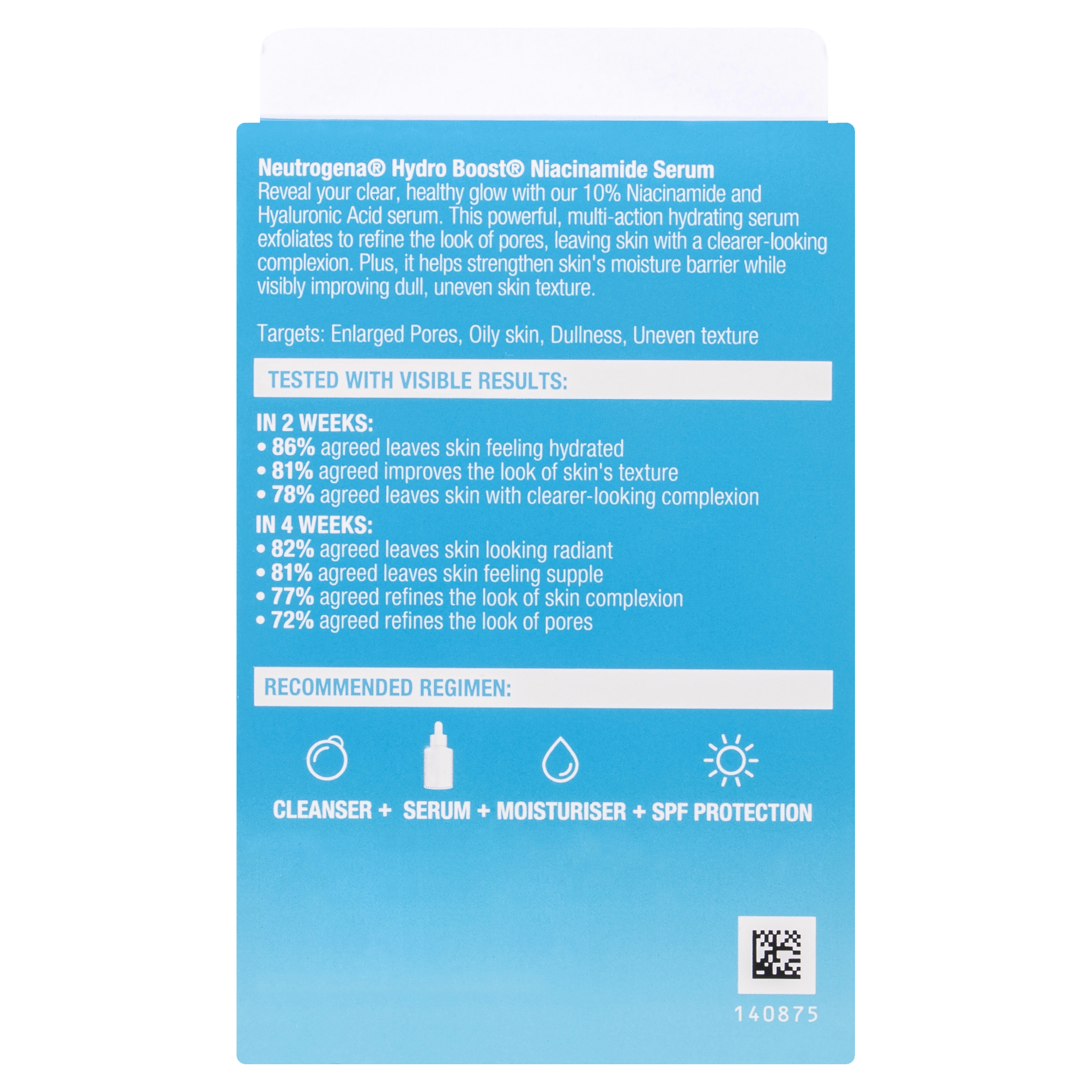 NEUTROGENA HYDRO BOOST NIACINAMIDE SERUM 30ML - Image 4