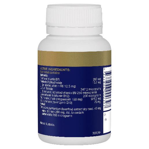 BIOCEUTICALS MIGRAINE CARE 60 TABLETS - Image 2