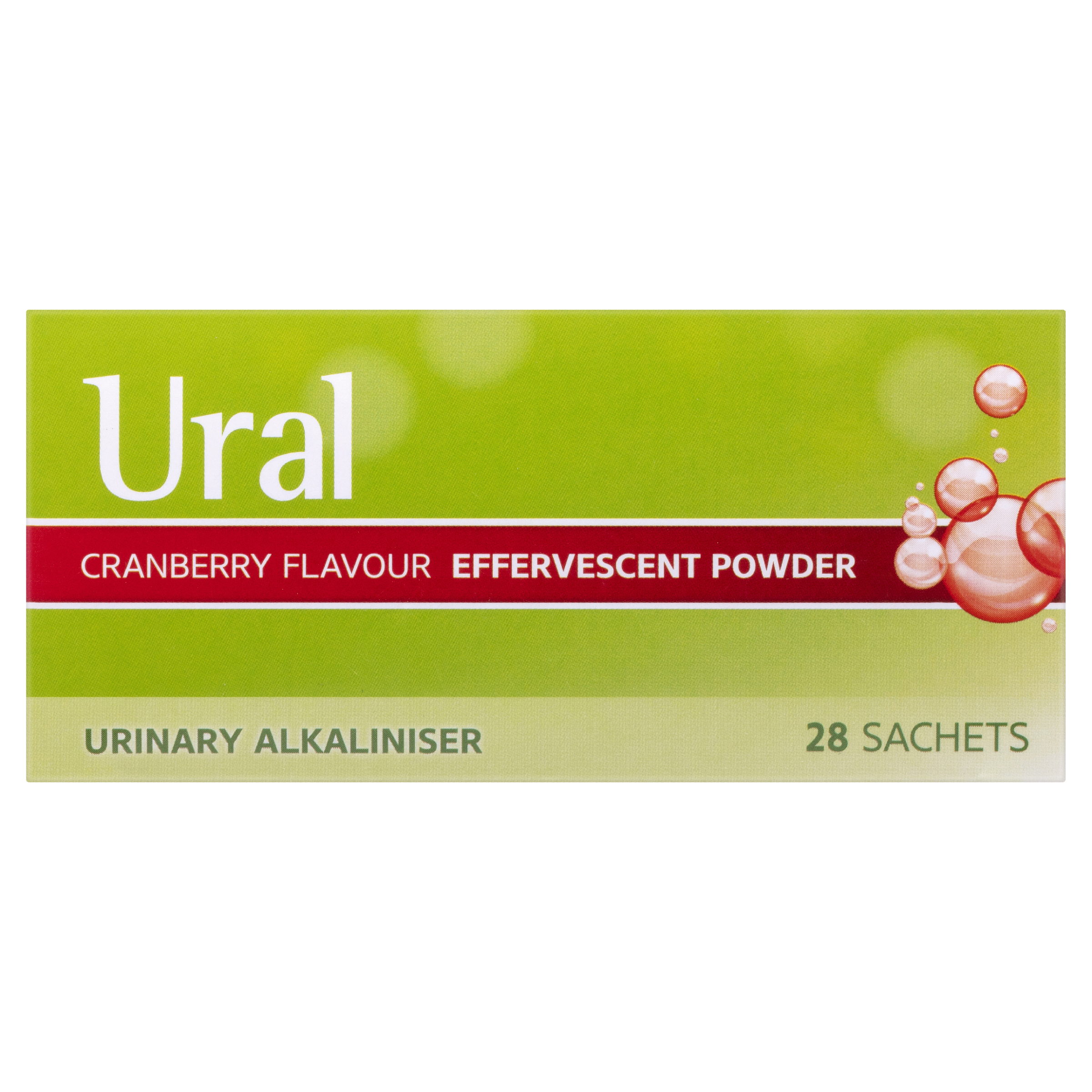 URAL EFFERVESCENT POWDER CRANBERRY SACHETS 28 PACK - Image 7
