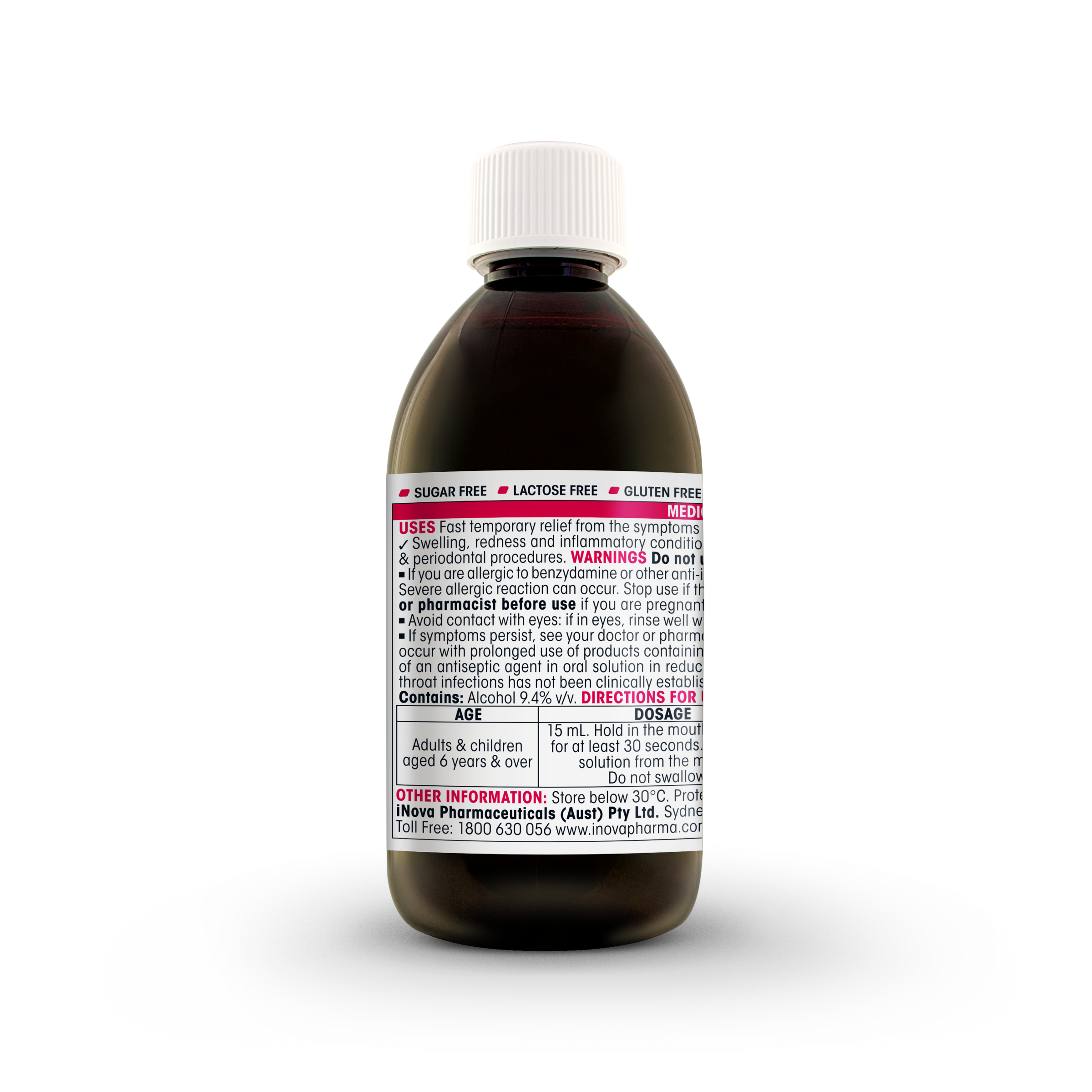 DIFFLAM-C SORE THROAT SOLUTION 200ML - Image 9