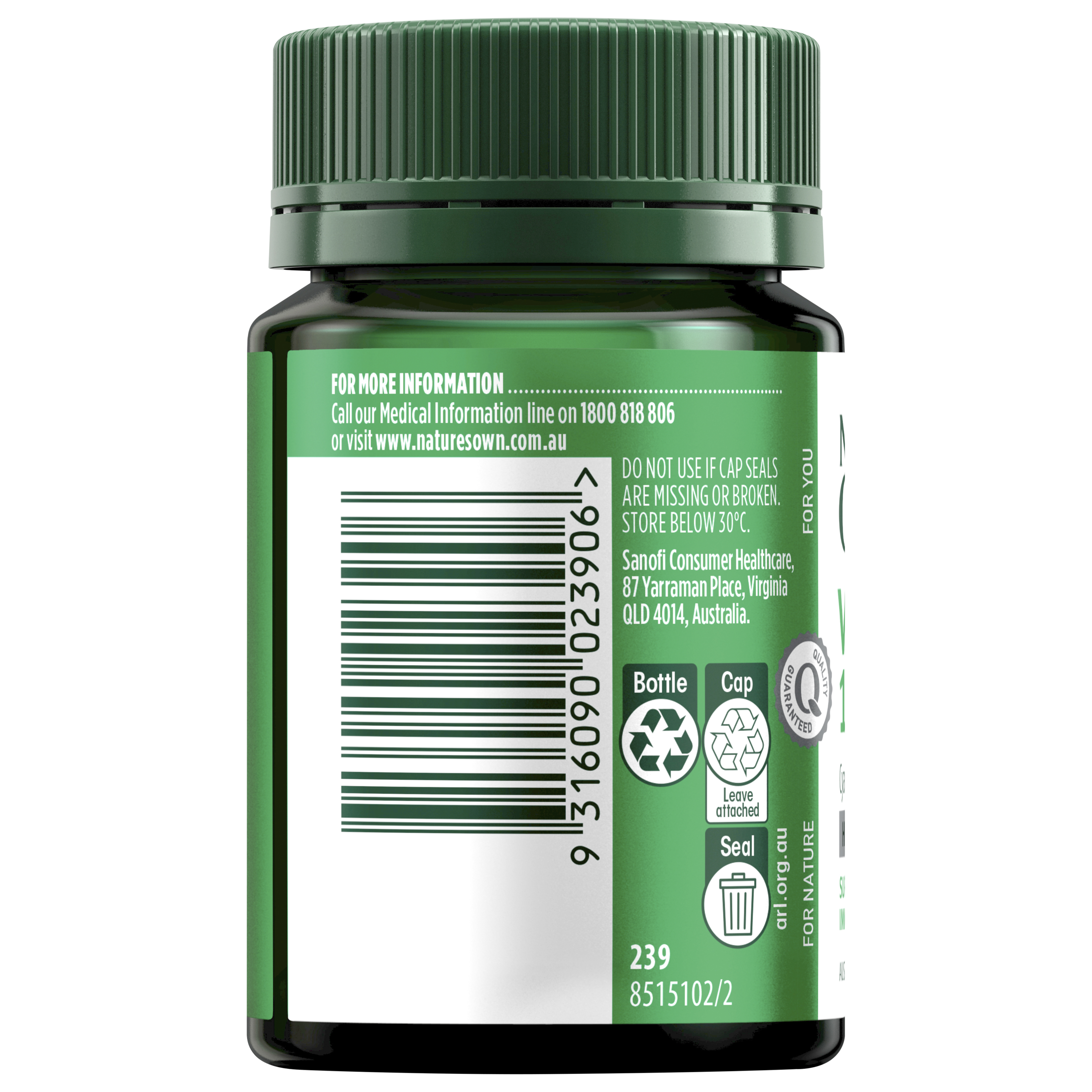 NATURES OWN VITAMIN B12 1000MCG 60 TABLETS - Image 4