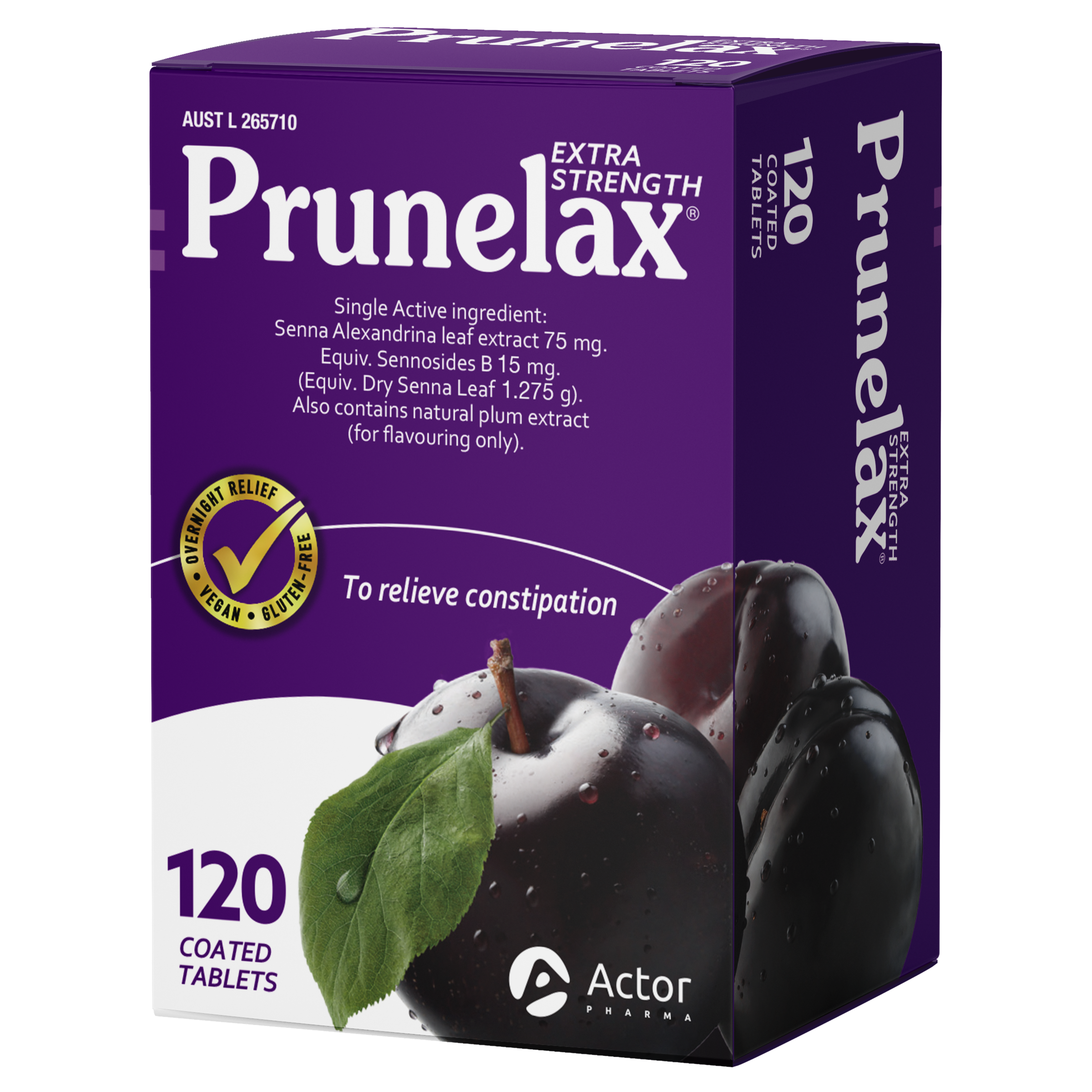 PRUNELAX EXTRA STRENGTH  120 TABLETS - Image 4
