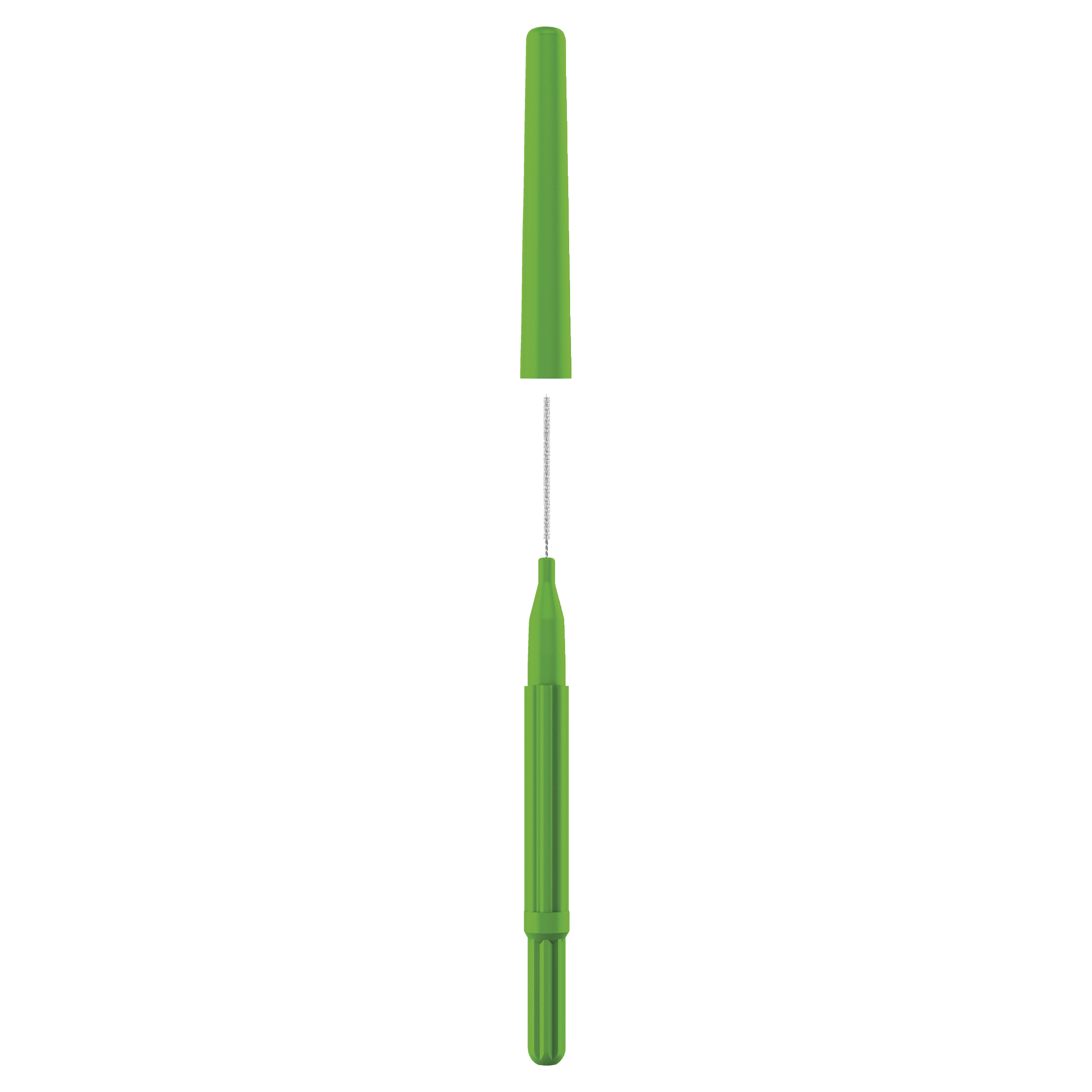 GO2 DENTAGENIE DENTAL BRUSHES FINE SIZE 0 GREEN 12 PACK - Image 3