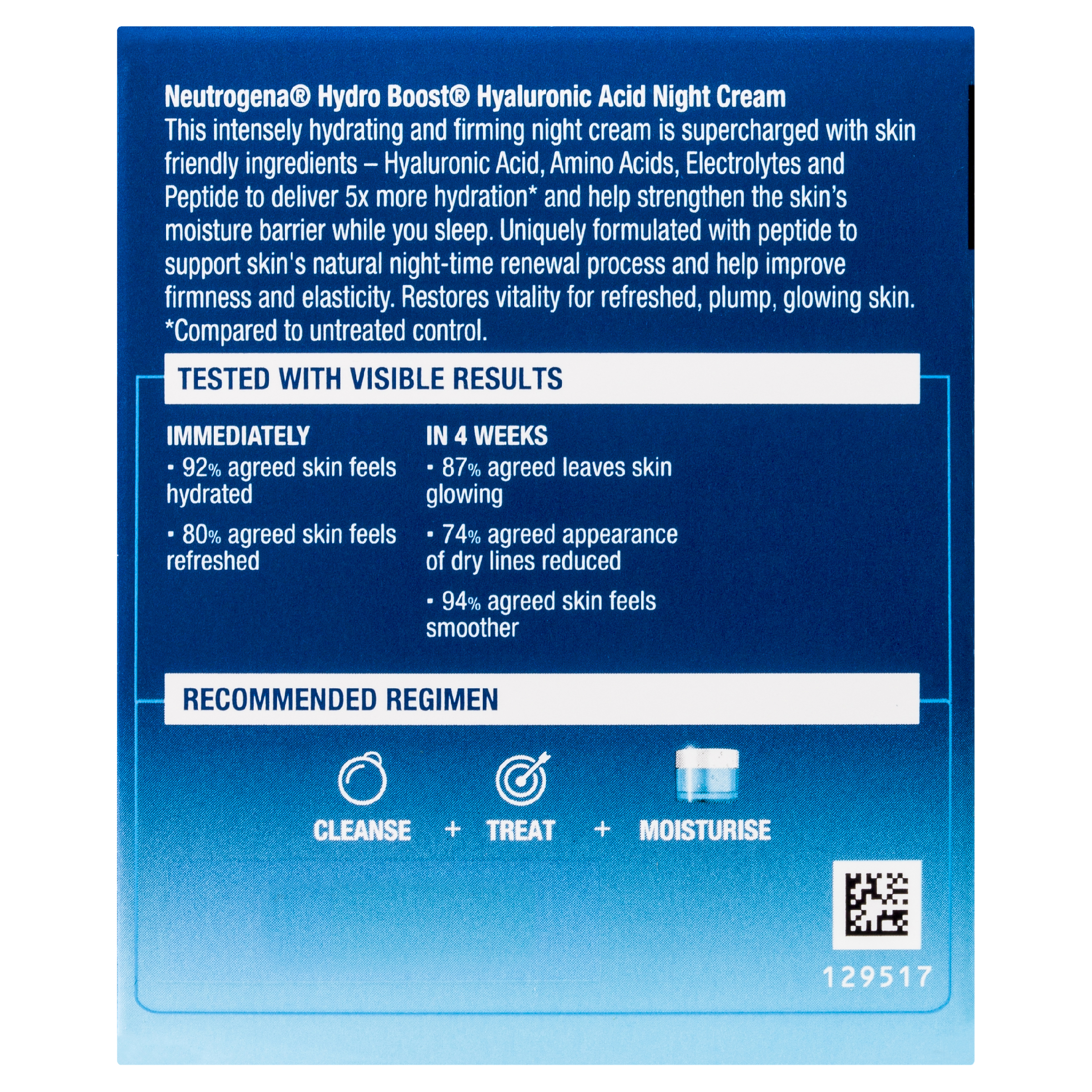 NEUTROGENA HYDRO BOOST NIGHT CONCENTRATE 50G - Image 3