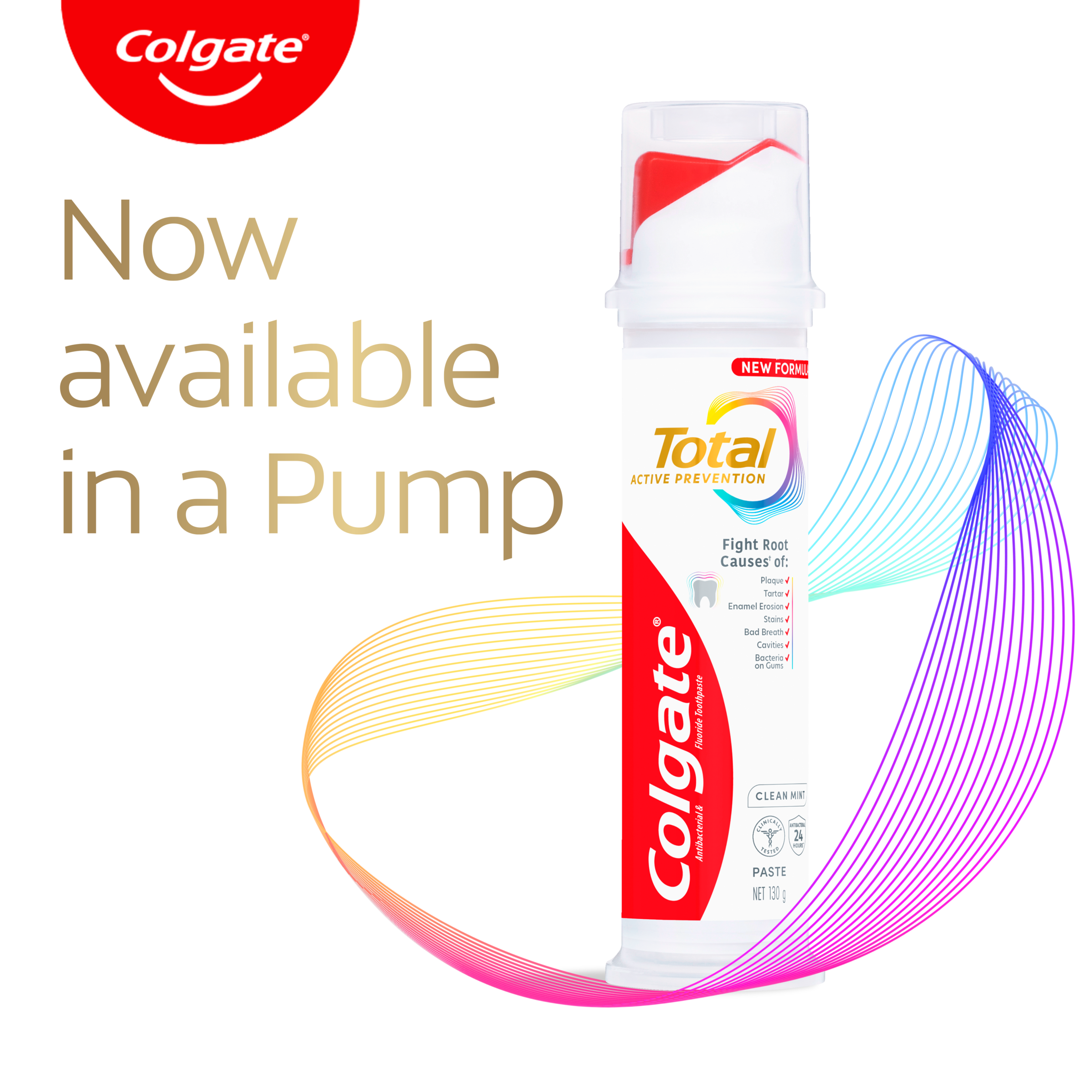 COLGATE TOOTHPASTE TOTAL CLEAN MINT PUMP 130G - Image 6