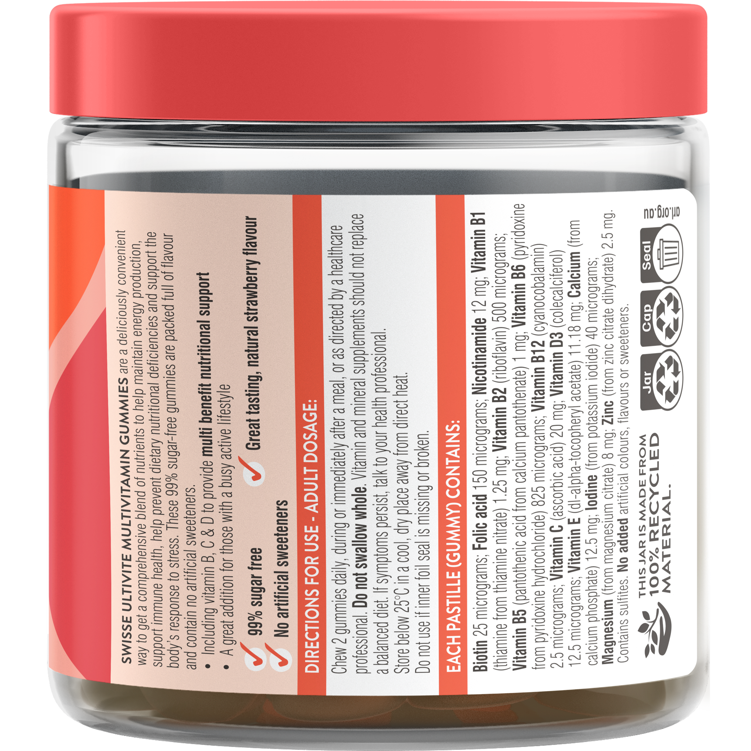 SWISSE ULTIVITE MULTIVITAMIN 60 GUMMIES - Image 2