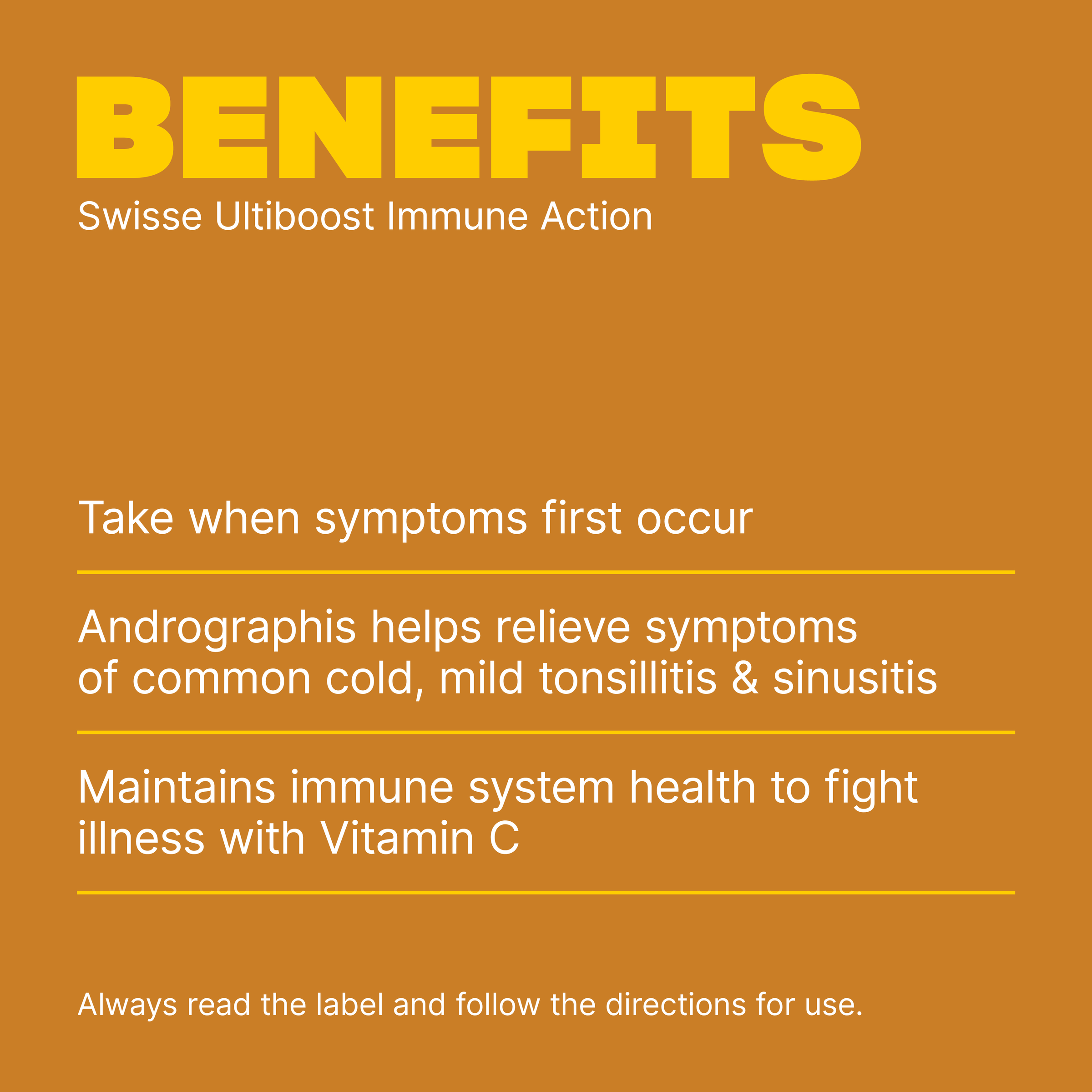 SWISSE ULTIBOOST IMMUNE ACTION 60 TABLETS - Image 3