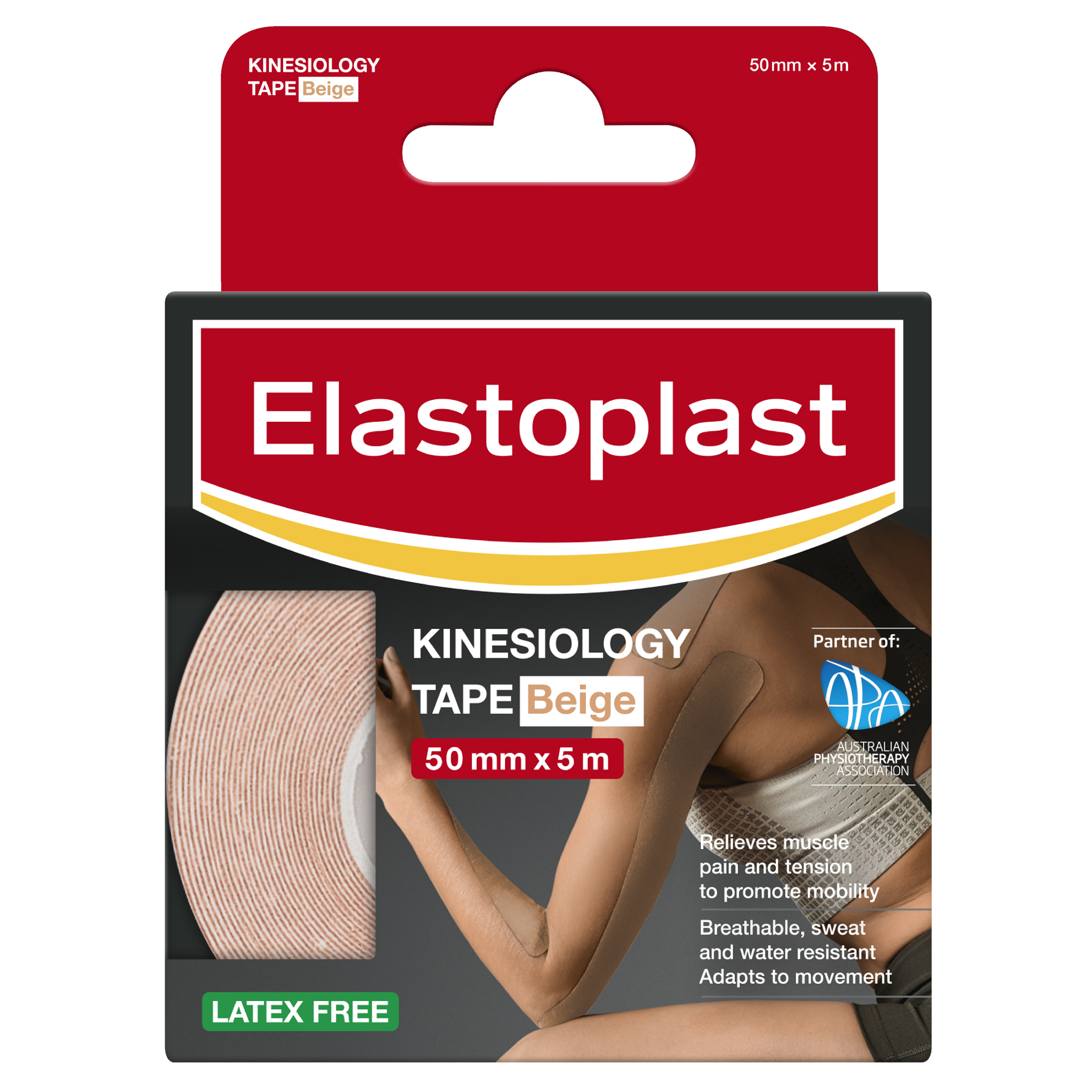 ELASTOPLAST SPORT KINESIO TAPE BEIGE - Image 2