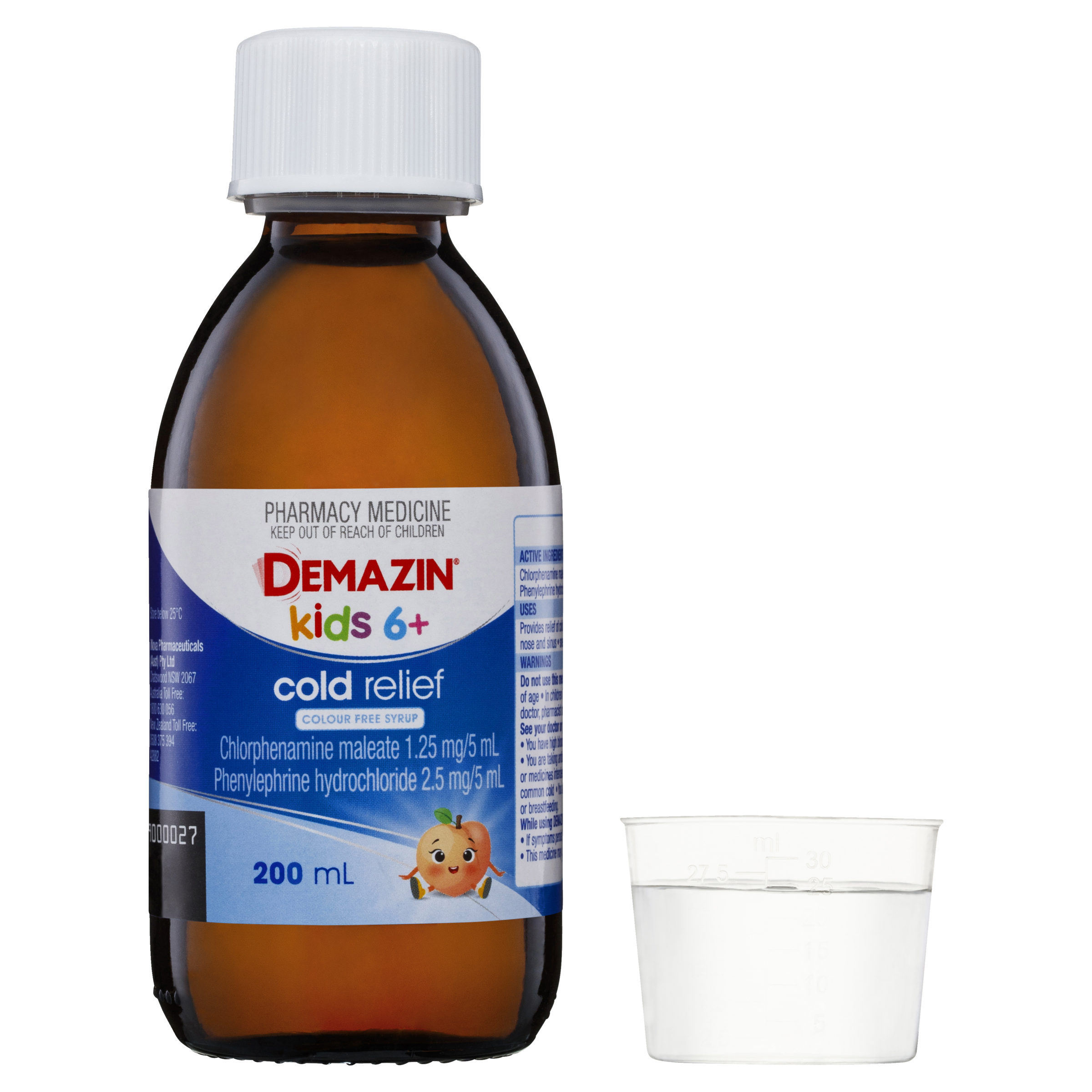 DEMAZIN CLEAR SYRUP 200ML - Image 8