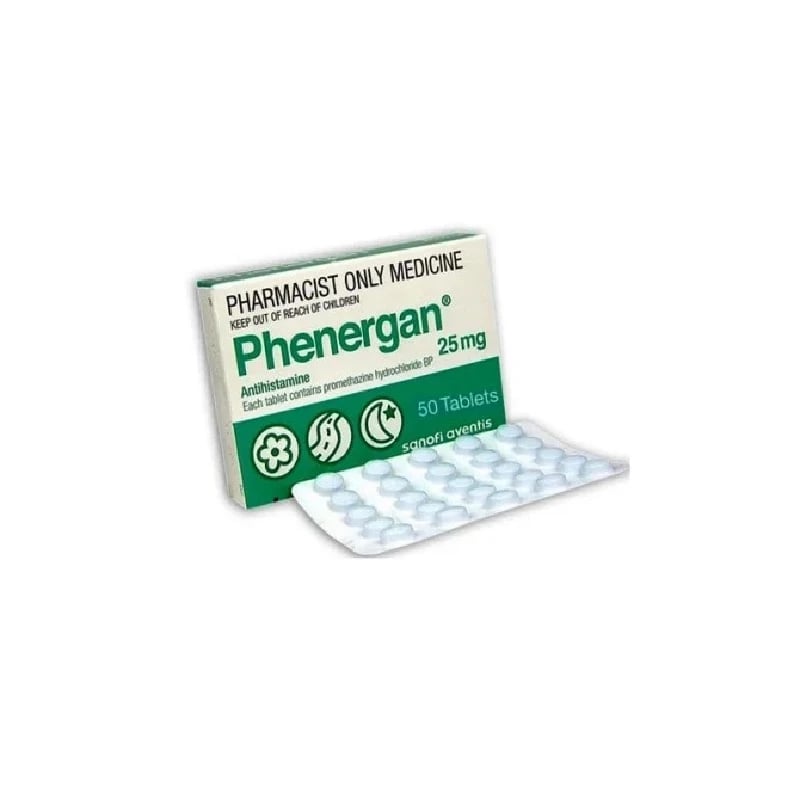 Phenergan 25mg Tablets 50