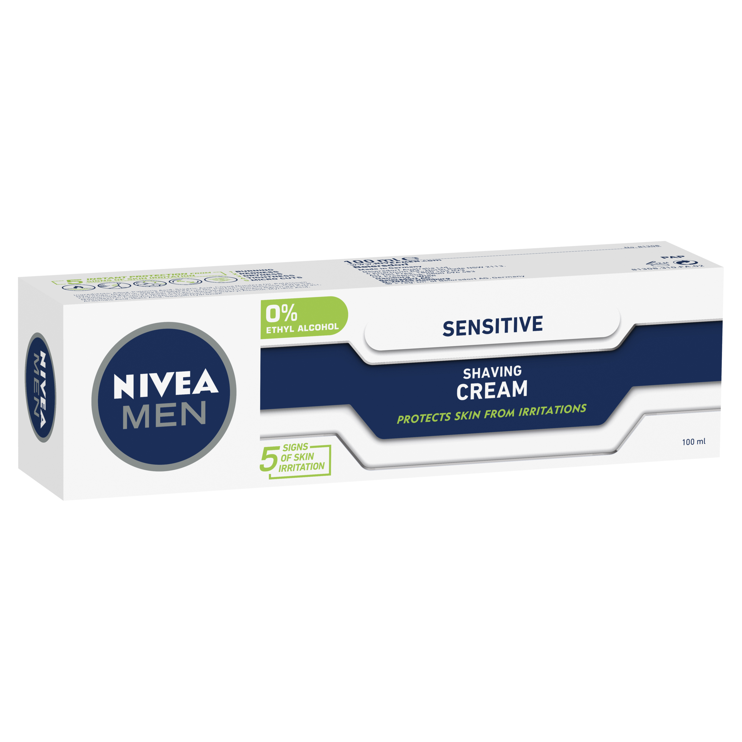NIVEA MEN SHAVING CREAM SENSITIVE 100ML - Image 8