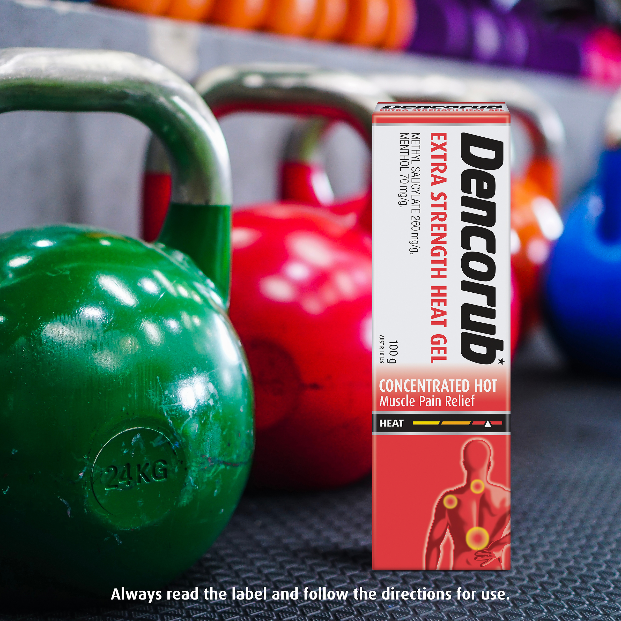 DENCORUB EXTRA STRENGTH HEAT GEL 100G - Image 10