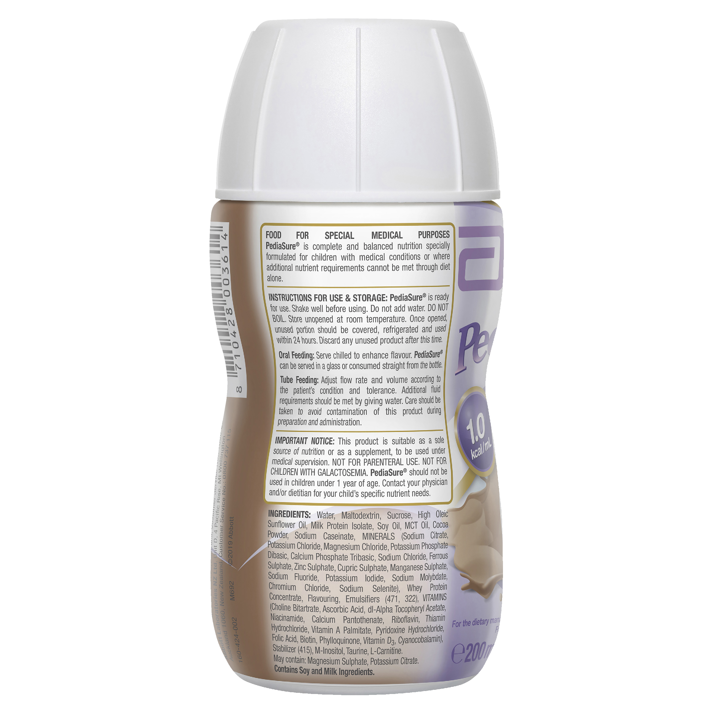 PEDIASURE CHOCOLATE READY TO DRINK 200ML - Image 4