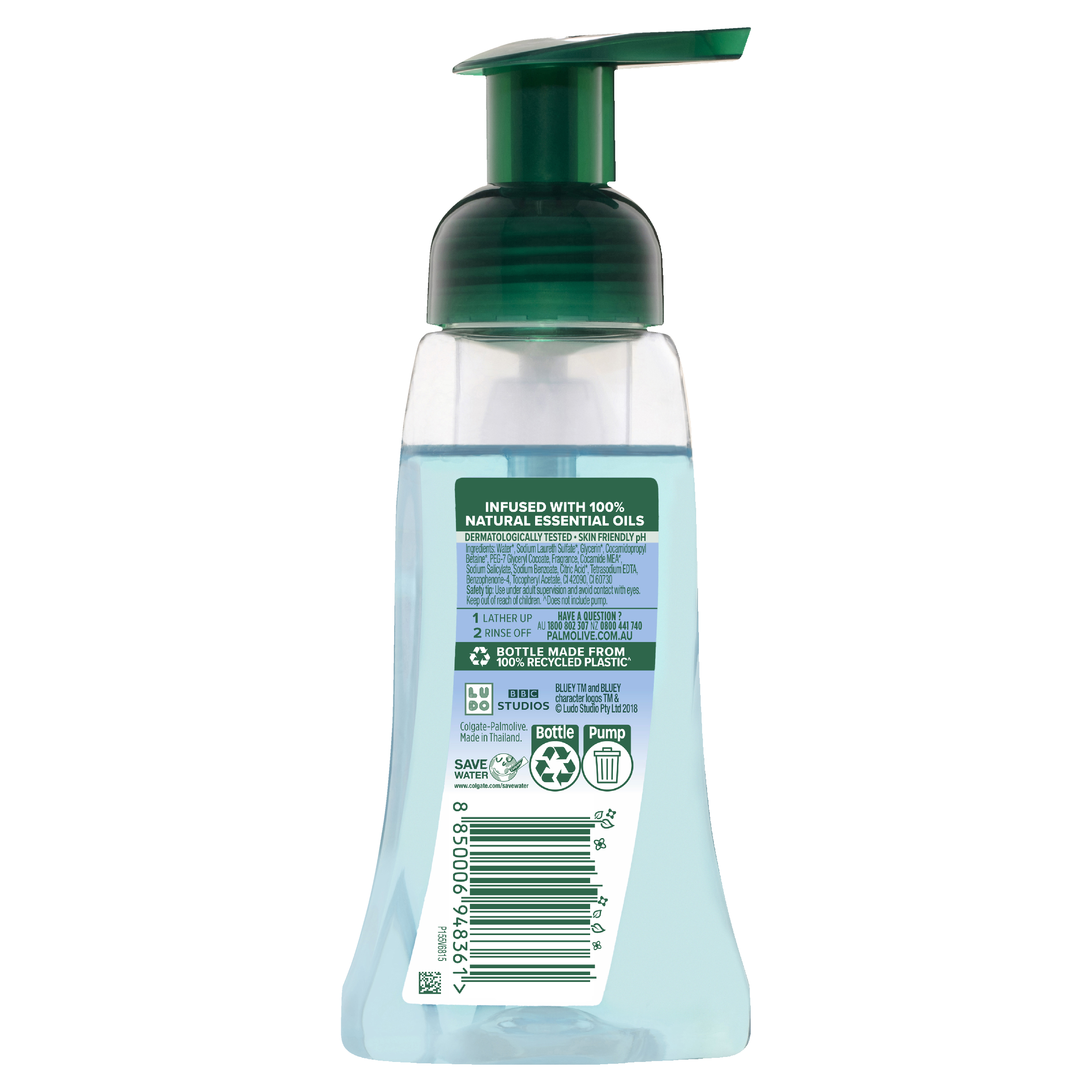 PALMOLIVE KIDS HAND WASH BLUEY CHEEKY BERRY 250ML - Image 2