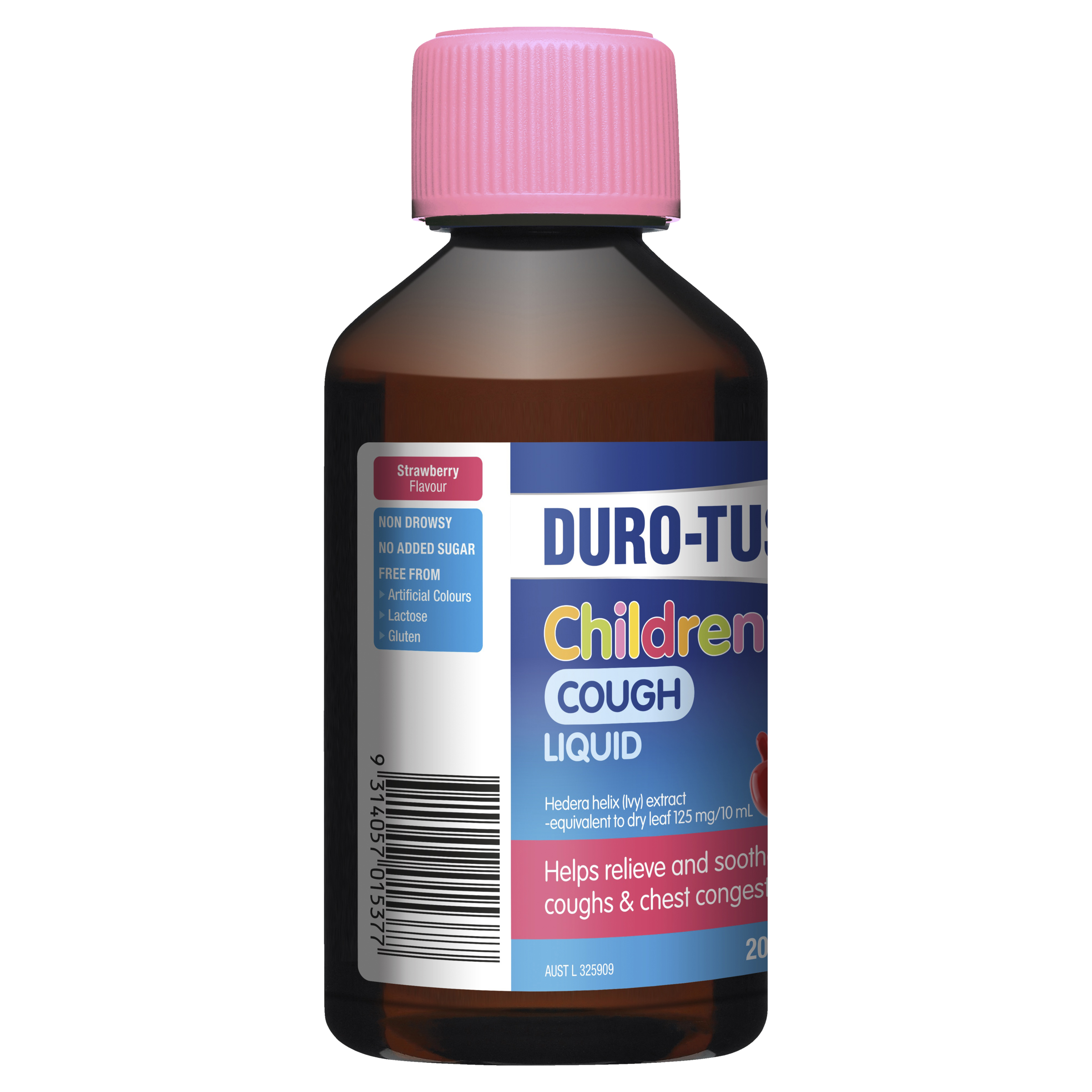 DURO-TUSS CHILD COUGH STRAWBERRY LIQUID 200ML - Image 3