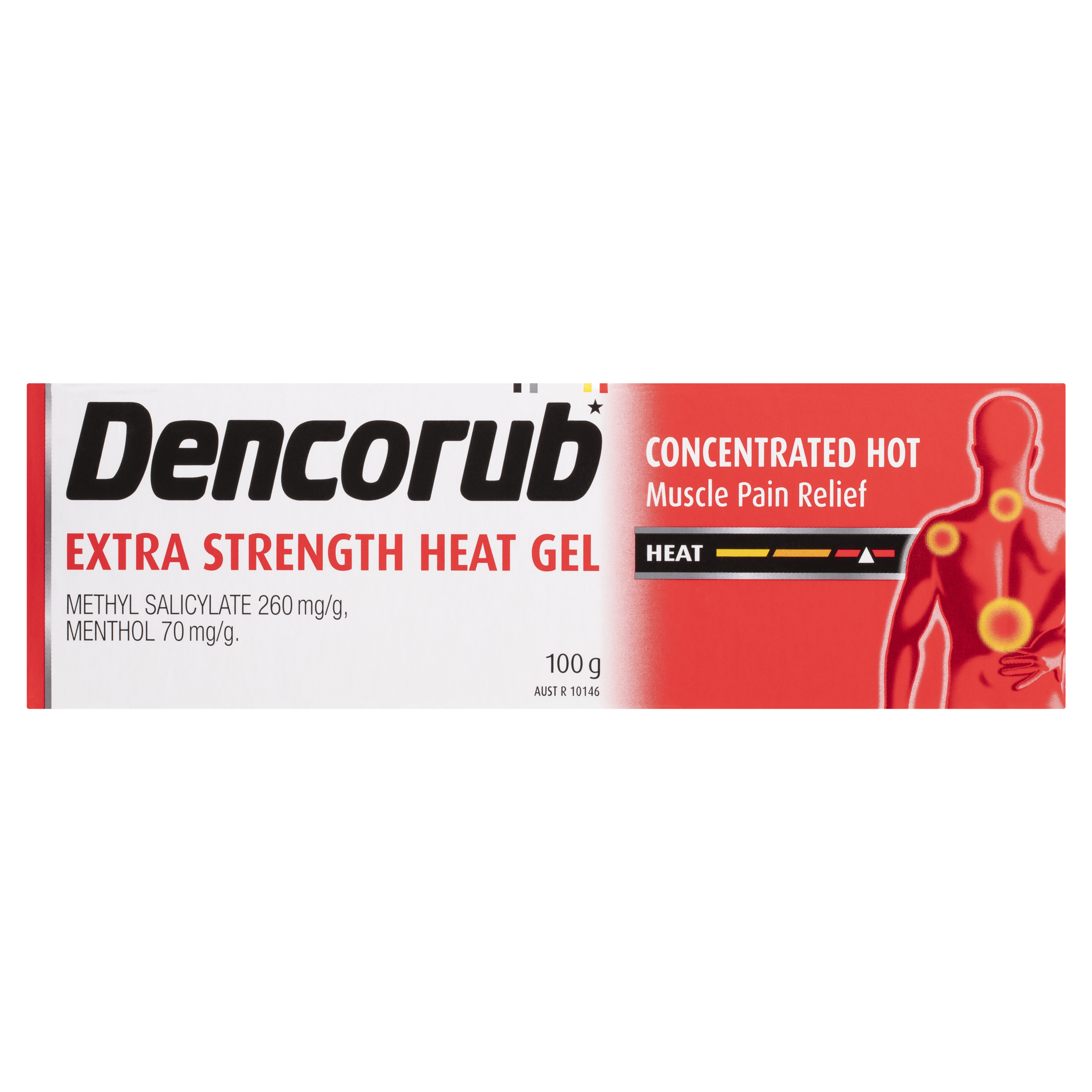 DENCORUB EXTRA STRENGTH HEAT GEL 100G - Image 2