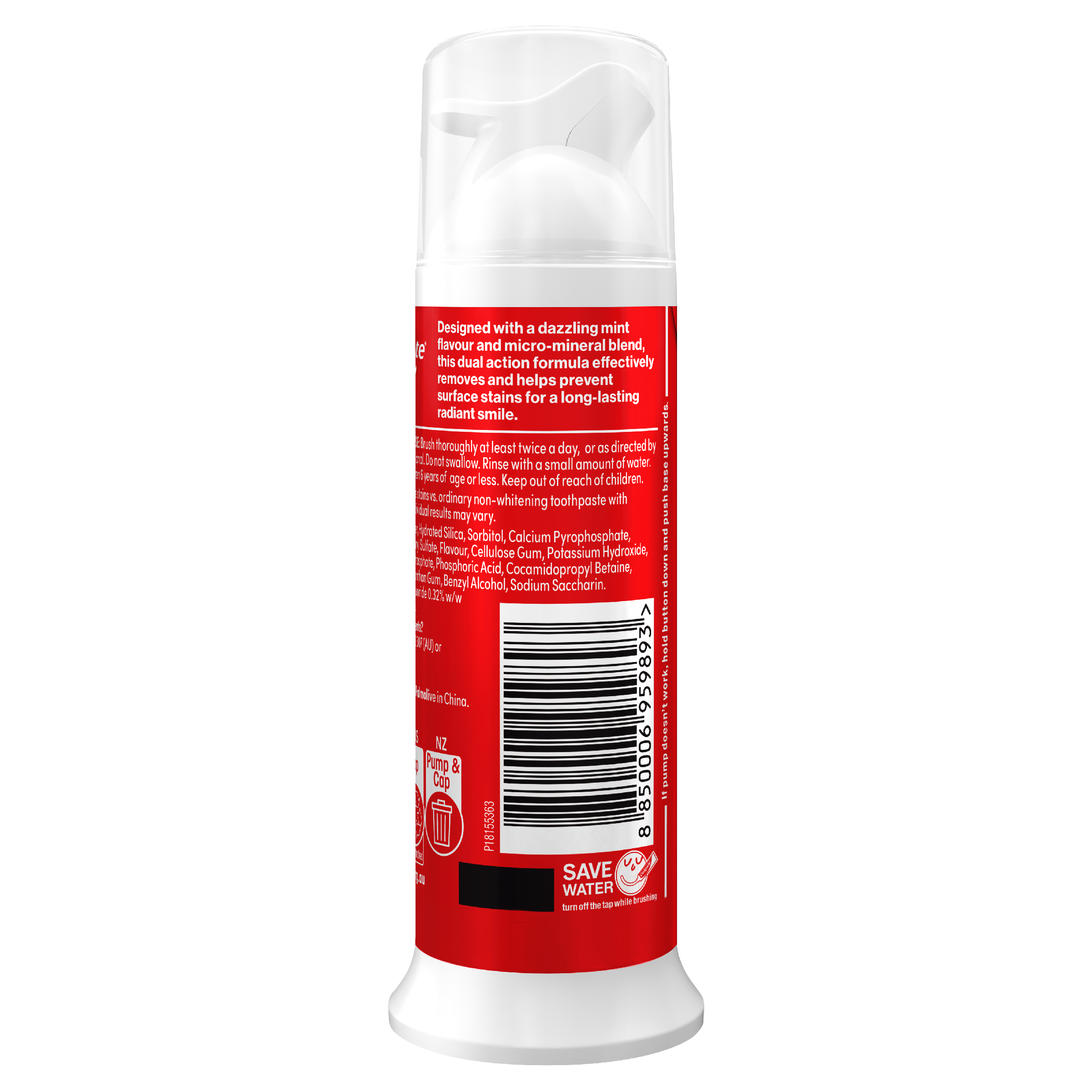 Colgate Toothpaste Optic White Pump 100g - Image 3