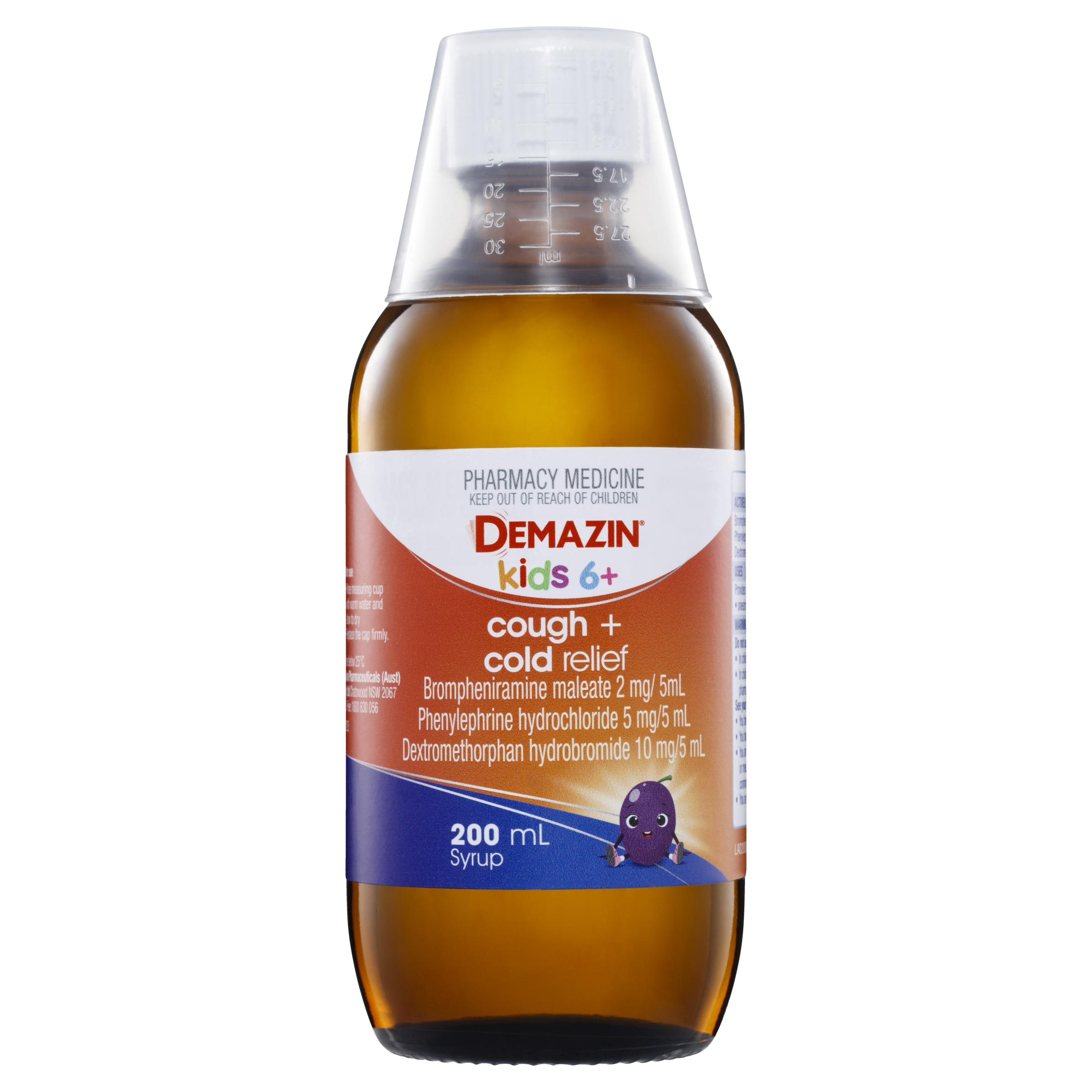 DEMAZIN COUGH & COLD RELIEF COLOUR FREE 200ML - Image 11