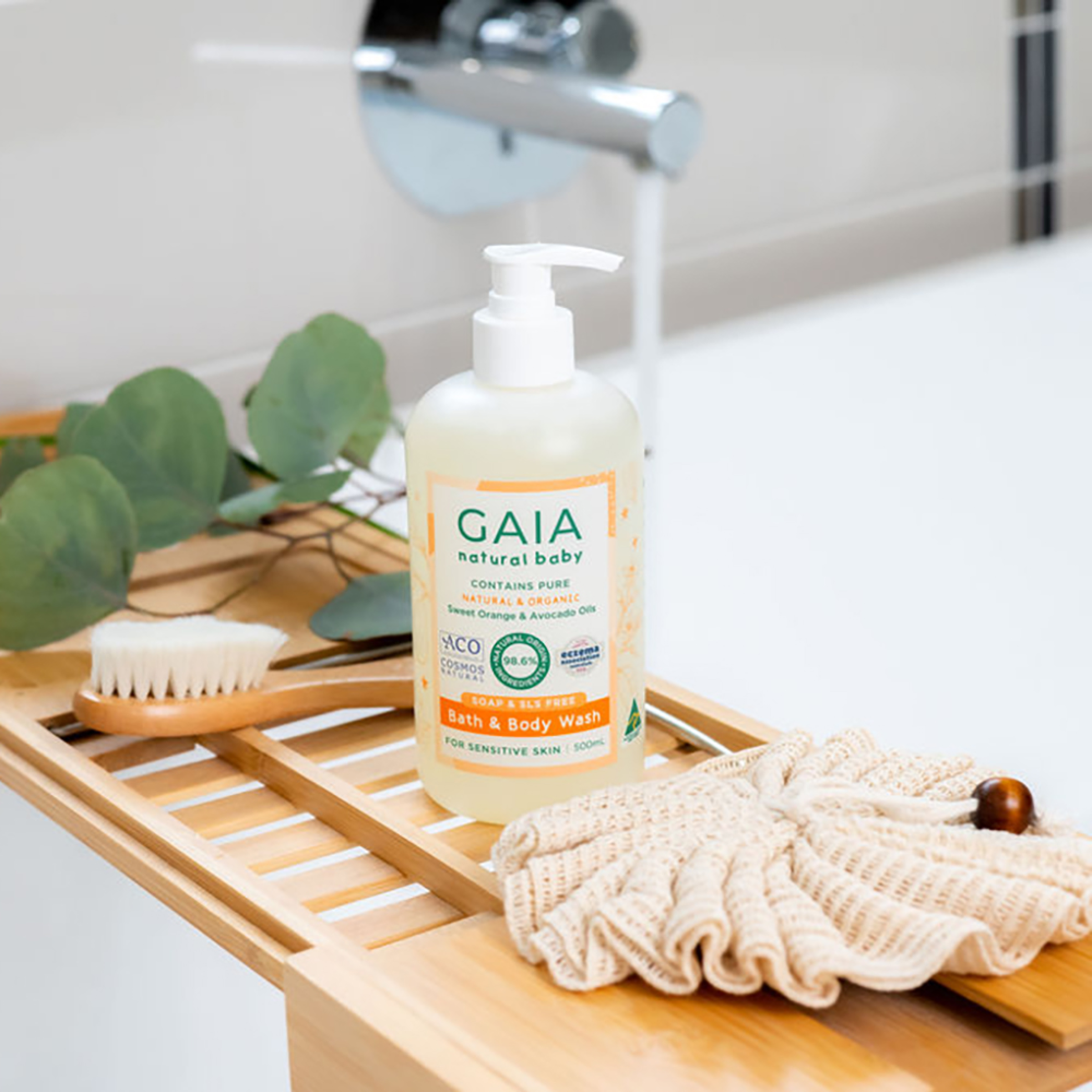 GAIA NATURALS BABY BATH & BODY WASH 500ML - Image 3