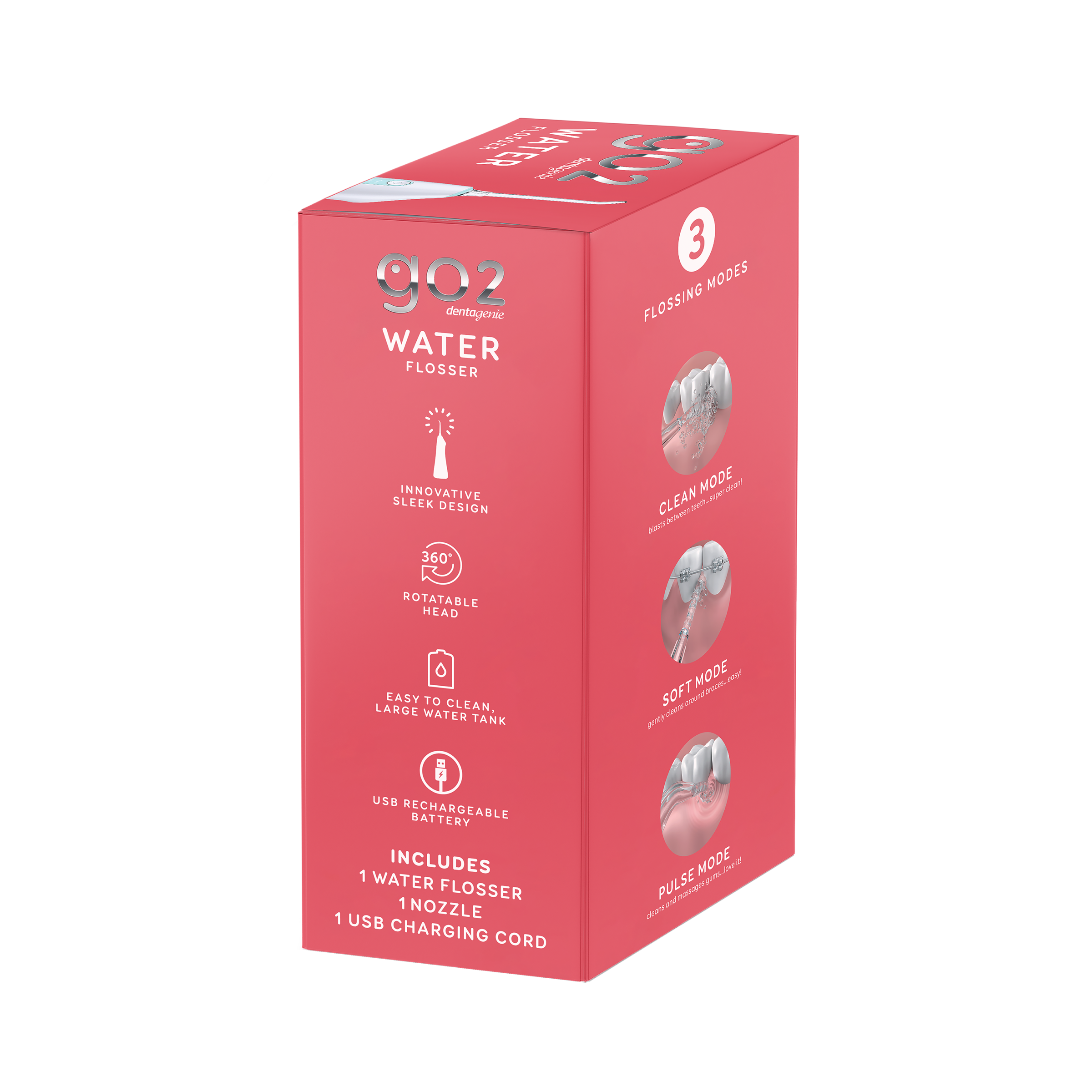 GO2 DENTAGENIE WATER FLOSSER RECHARGABLE - Image 6