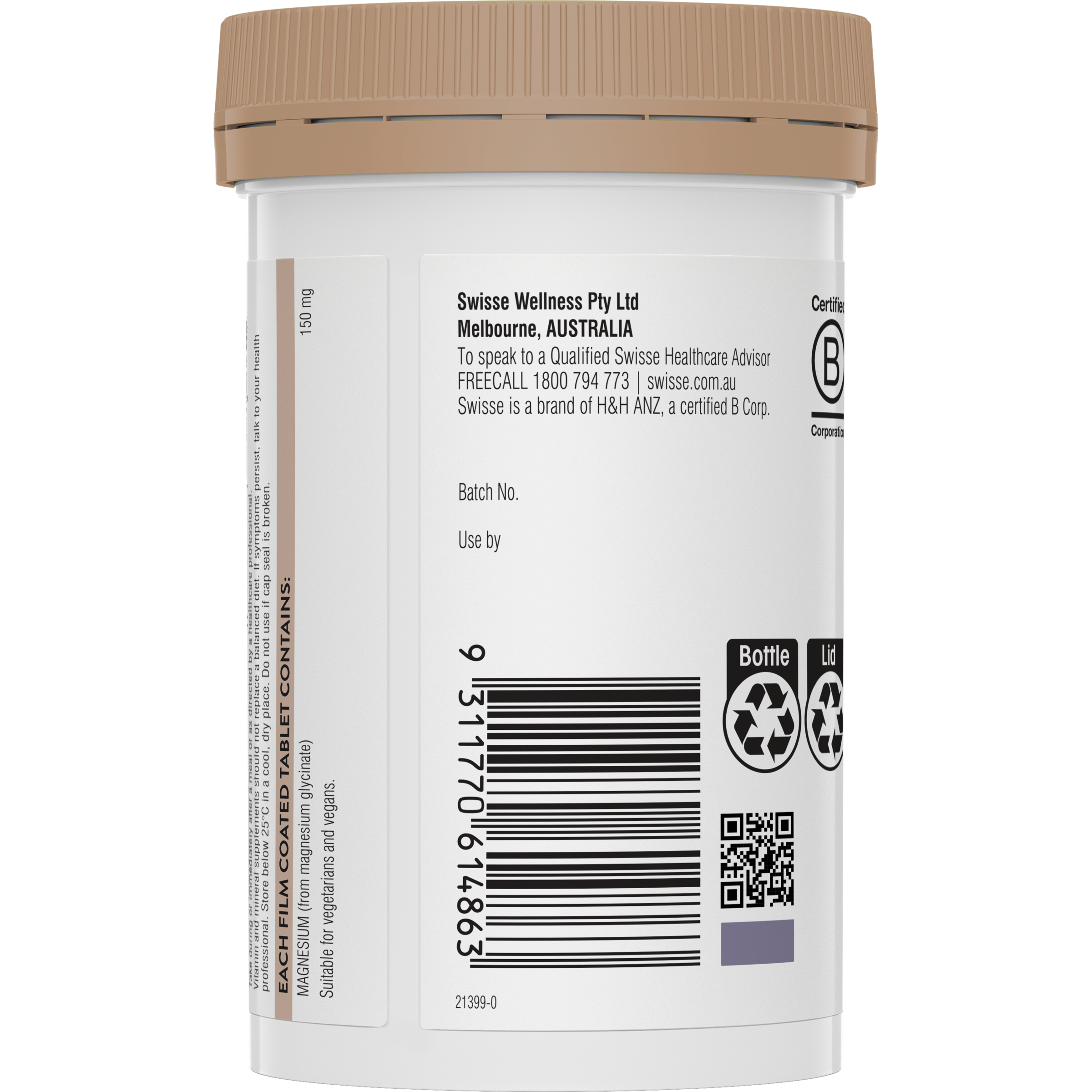 SWISSE ULTIBOOST MAGNESIUM GLYCINATE 60 TABLETS - Image 4