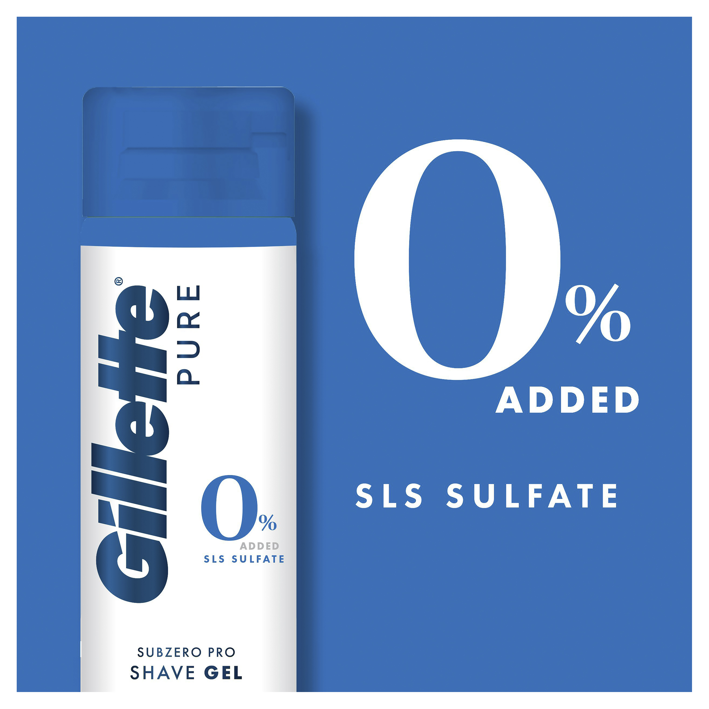 GILLETTE MENS PRO ICY COOL MENTHOL SHAVE GEL 195G - Image 3