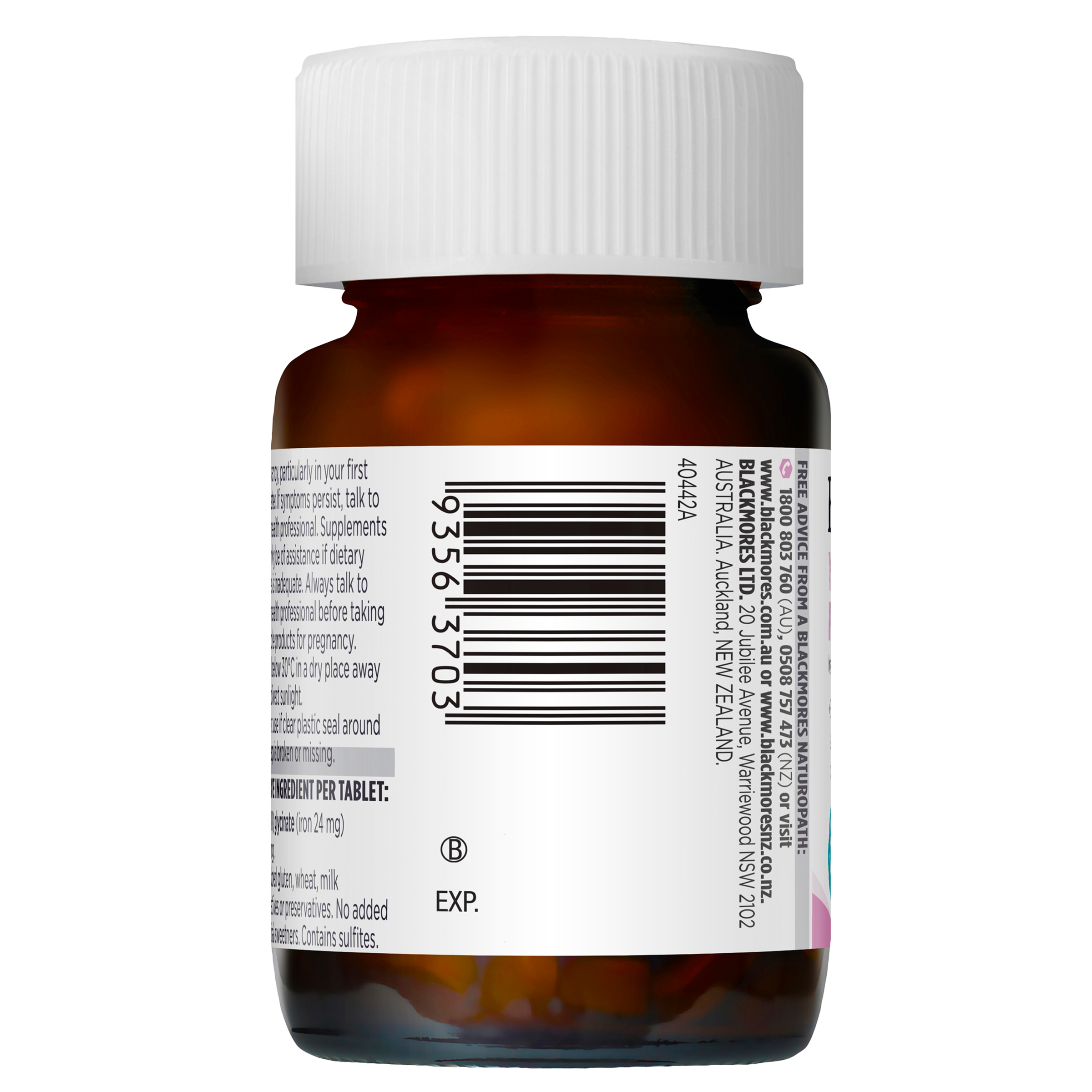 BLACKMORES WOMENS PREMIUM IRON 30 TABLETS - Image 3