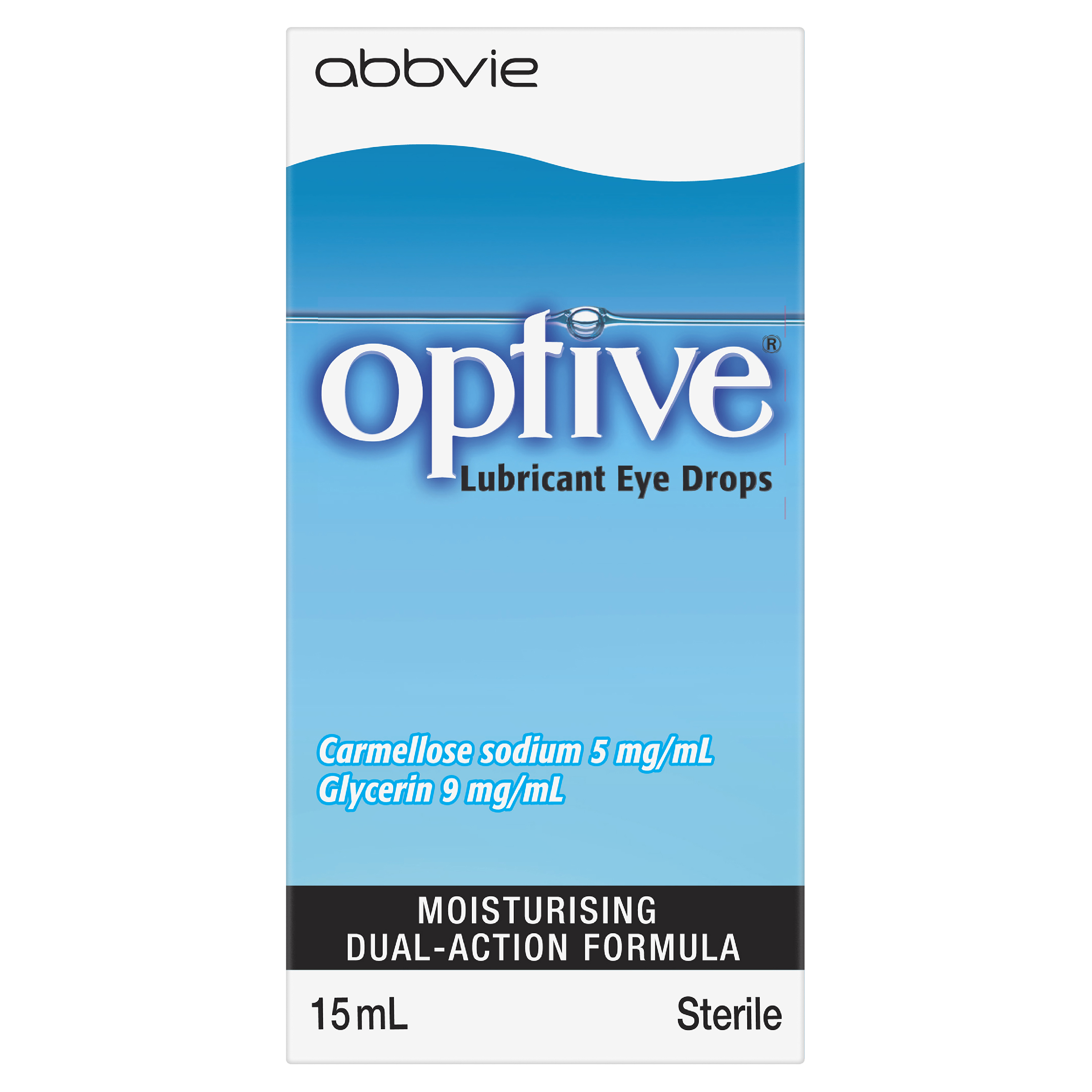 OPTIVE LUBRICANT EYE DROPS 15ML - Image 2