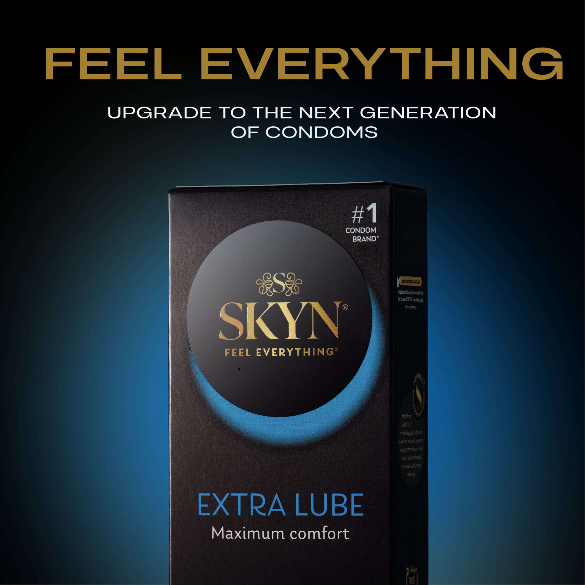 SKYN FEEL EVERYTHING CONDOMS EXTRA LUBE 10 PACK - Image 9