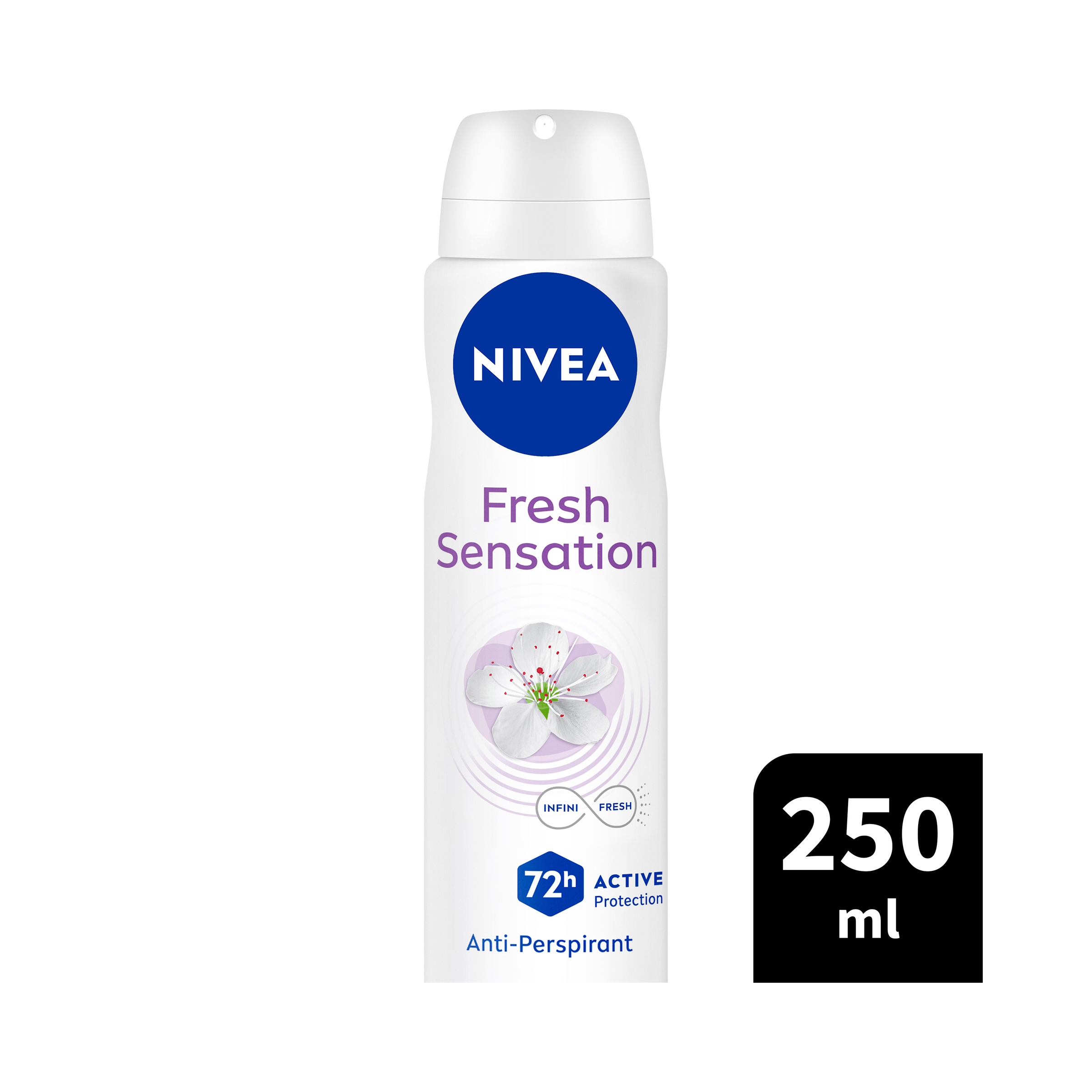 NIVEA WOMEN ANTIPERSPIRANT FRESH SENSATION 72H 250ML - Image 9