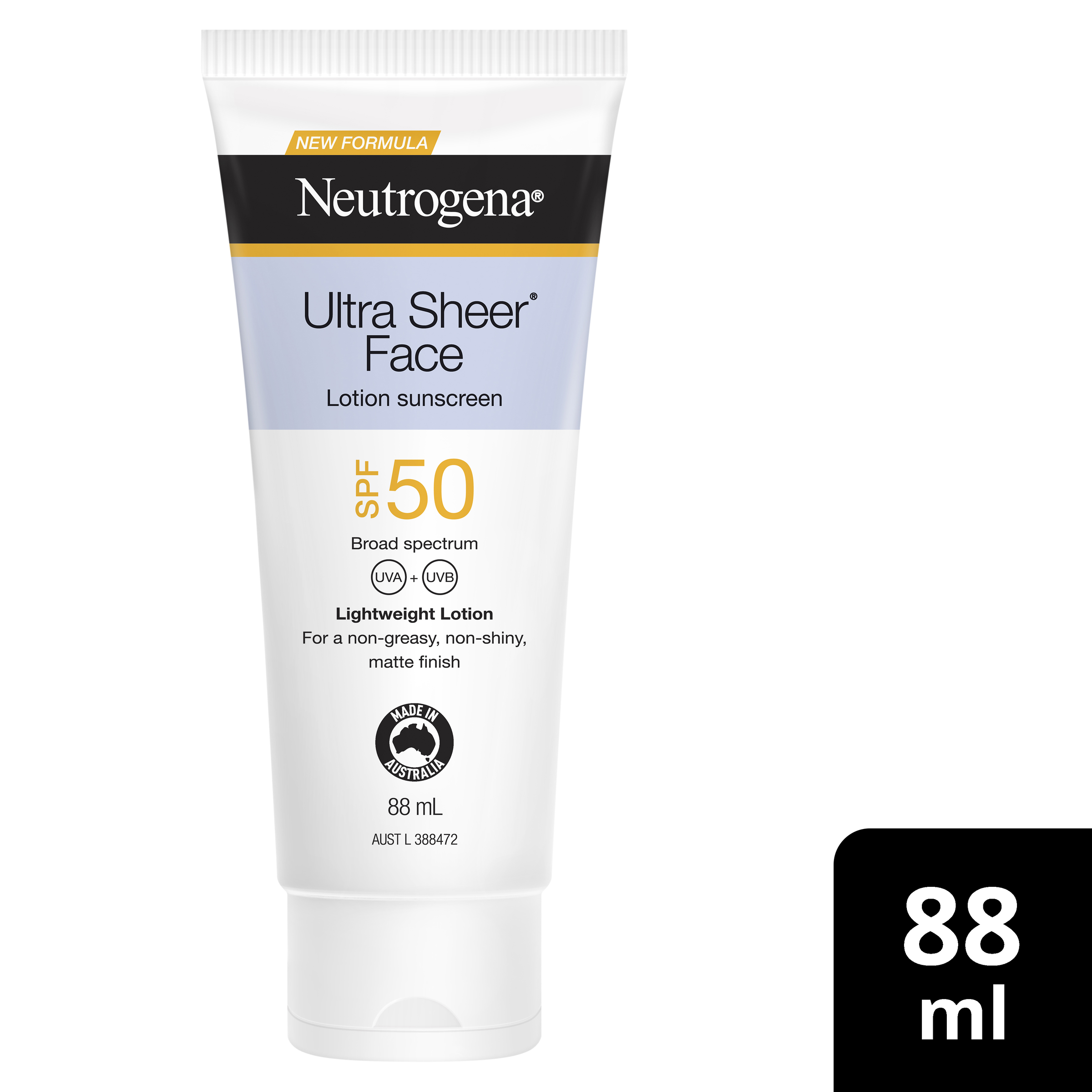 NEUTROGENA ULTRA SHEER FACE LOTION SPF50 88ML - Image 5