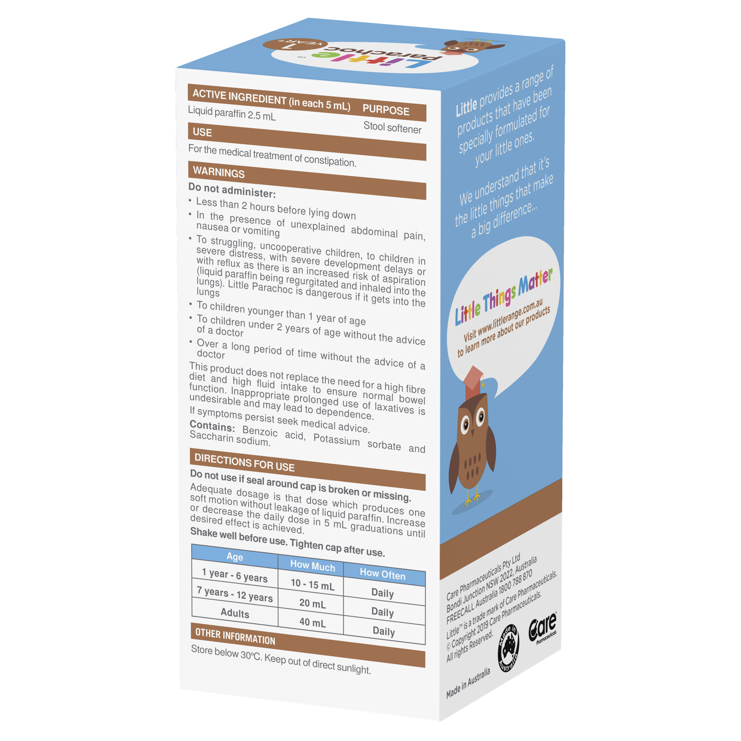 PARACHOC CHOCOLATE VANILLA 200ML LIQUID - Image 3