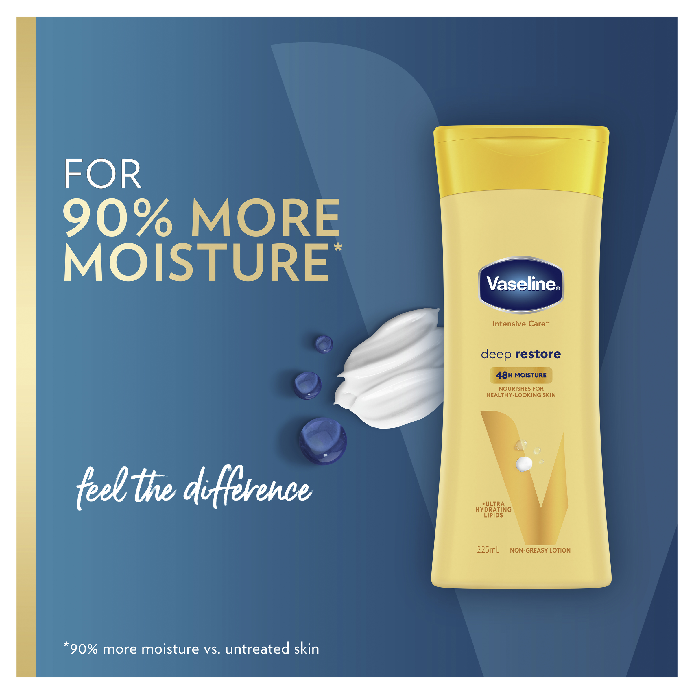 VASELINE DEEP RESTORE BODY LOTION 225ML - Image 5