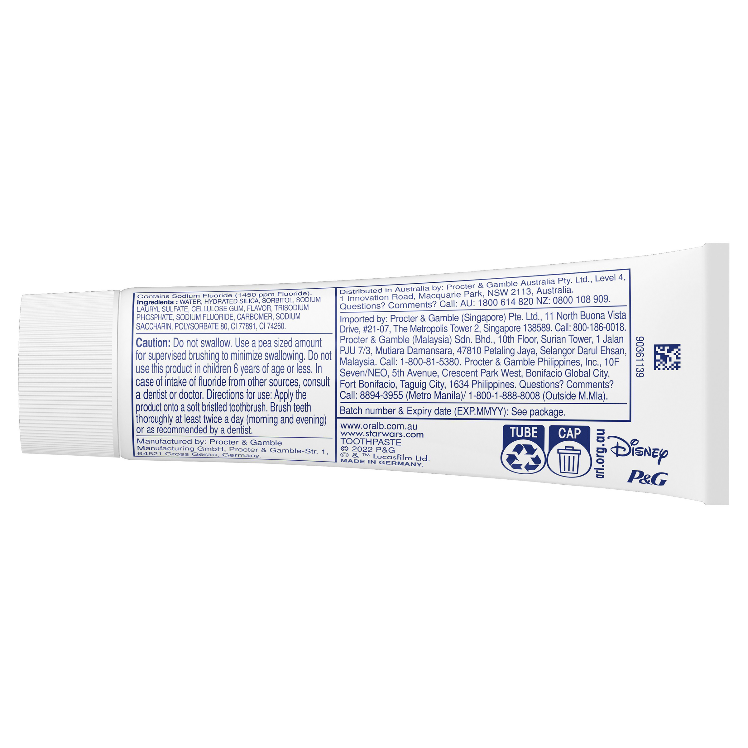 ORAL-B TOOTHPASTE KIDS STAR WARS JUNIOR +6 YRS 92G - Image 5