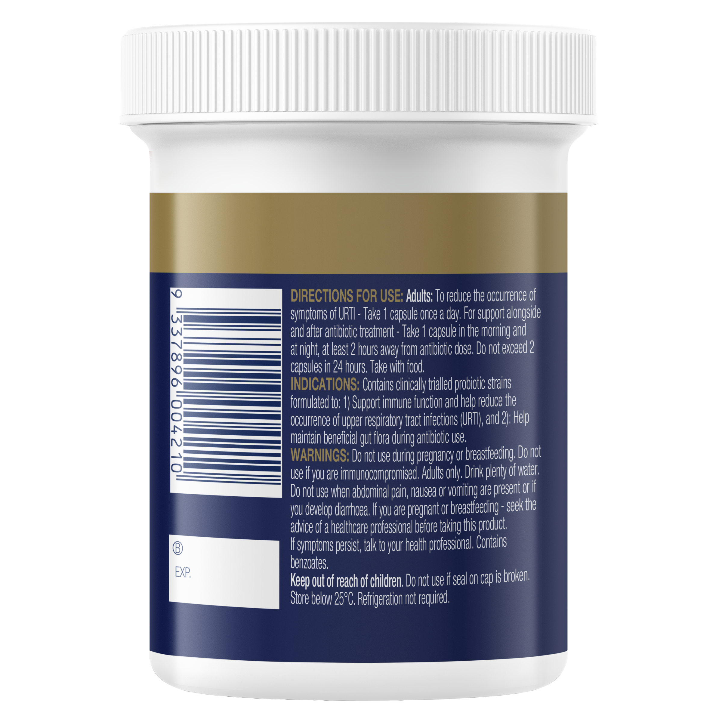 Bioceuticals Ultrabiotic Immune + Antioxidant 30 Capsules - Image 2