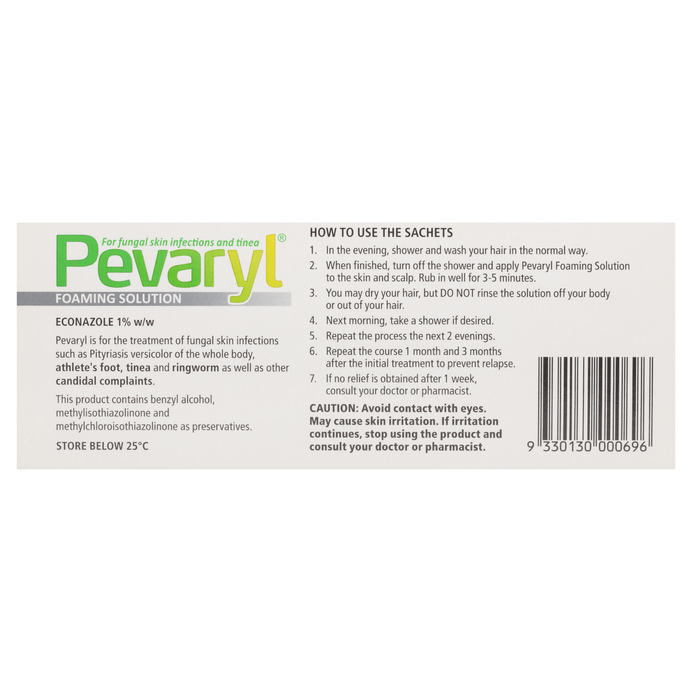 PEVARYL FOAMING SOLUTION 10G 3 PACK - Image 4