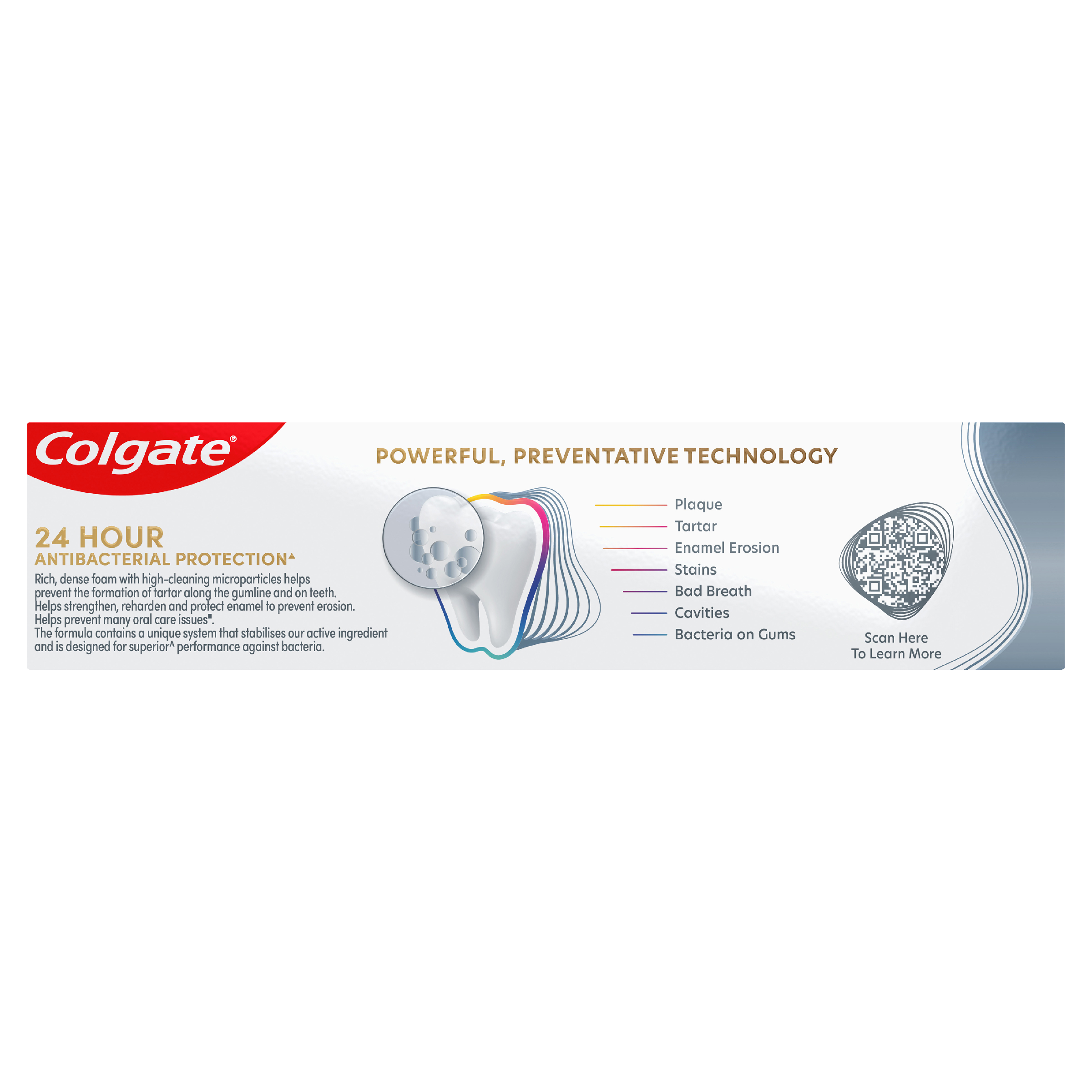 COLGATE TOOTHPASTE TOTAL ADVANCED CLEAN ANTIBACTERIAL 200G - Image 2
