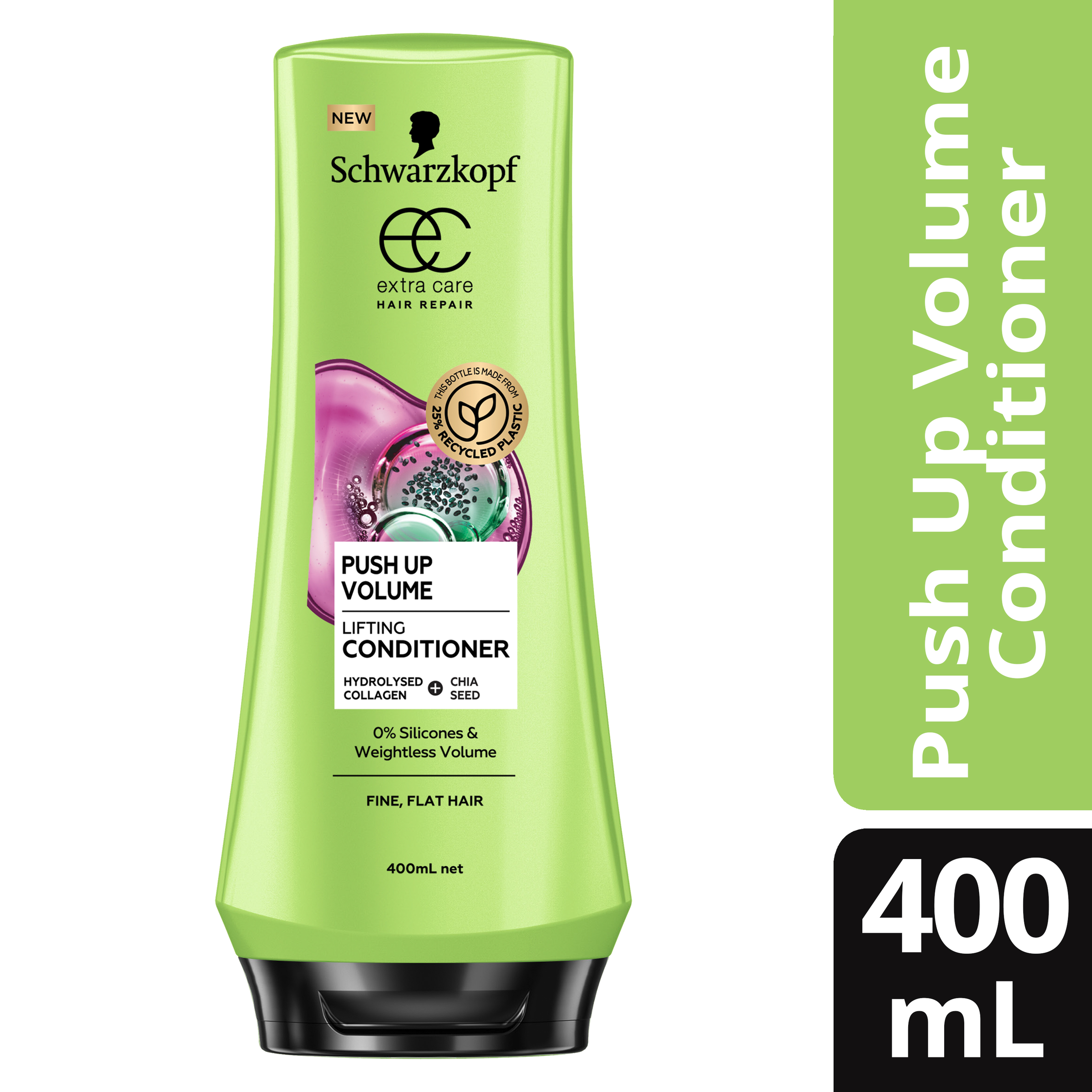 SCHWARZKOPF EXTRA CARE PUSH UP VOLUME CONDITIONER 400ML - Image 3