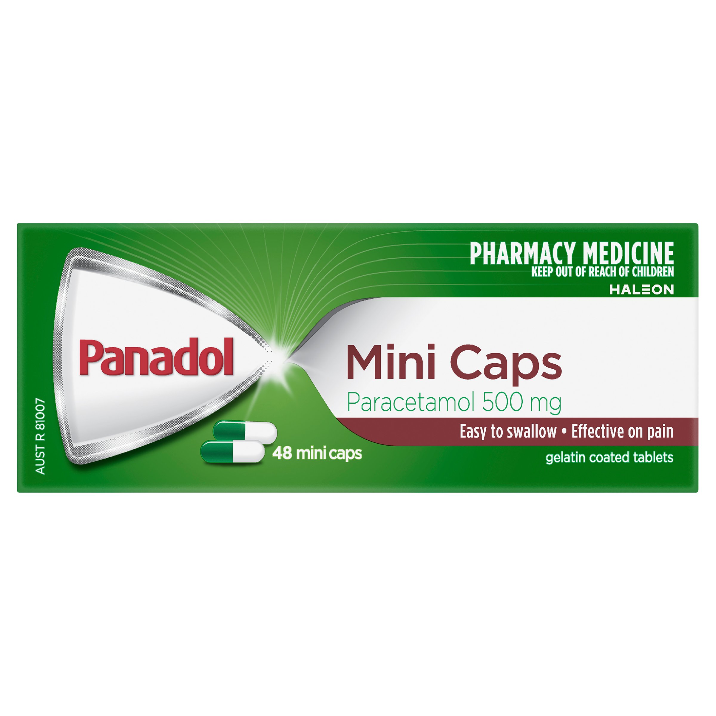 PANADOL 500MG 48 MINI CAPSULES - Image 2